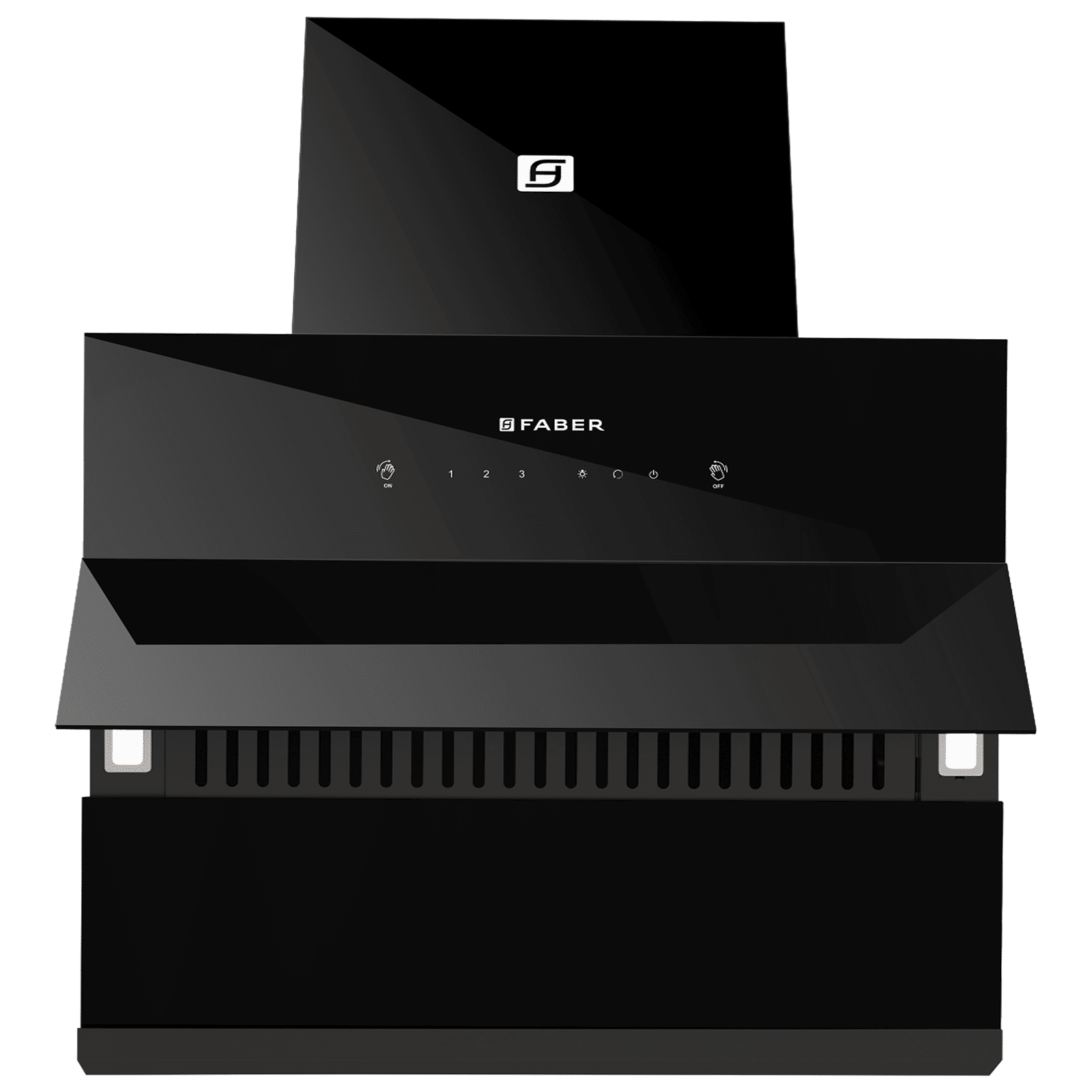 FABER HOOD ZENITH FL HC SC BK IN 60cm 1400m3/hr Ductless Auto Clean Wall Mounted Chimney with Odor Sensor (Black)_5