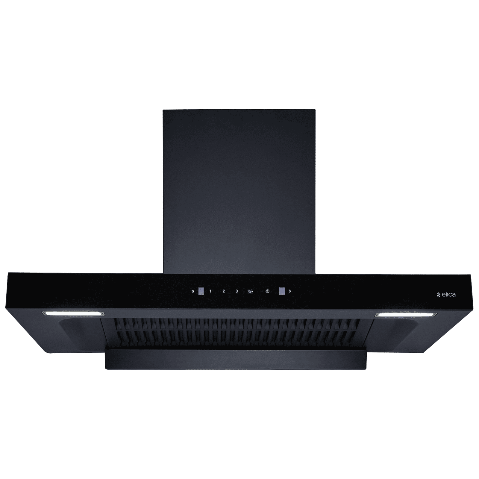 elica FL PLUS SPT MAX 90cm 1600m3/hr Ducted Auto Clean Wall Mounted Chimney with Motion Sensor Control (Black)_1