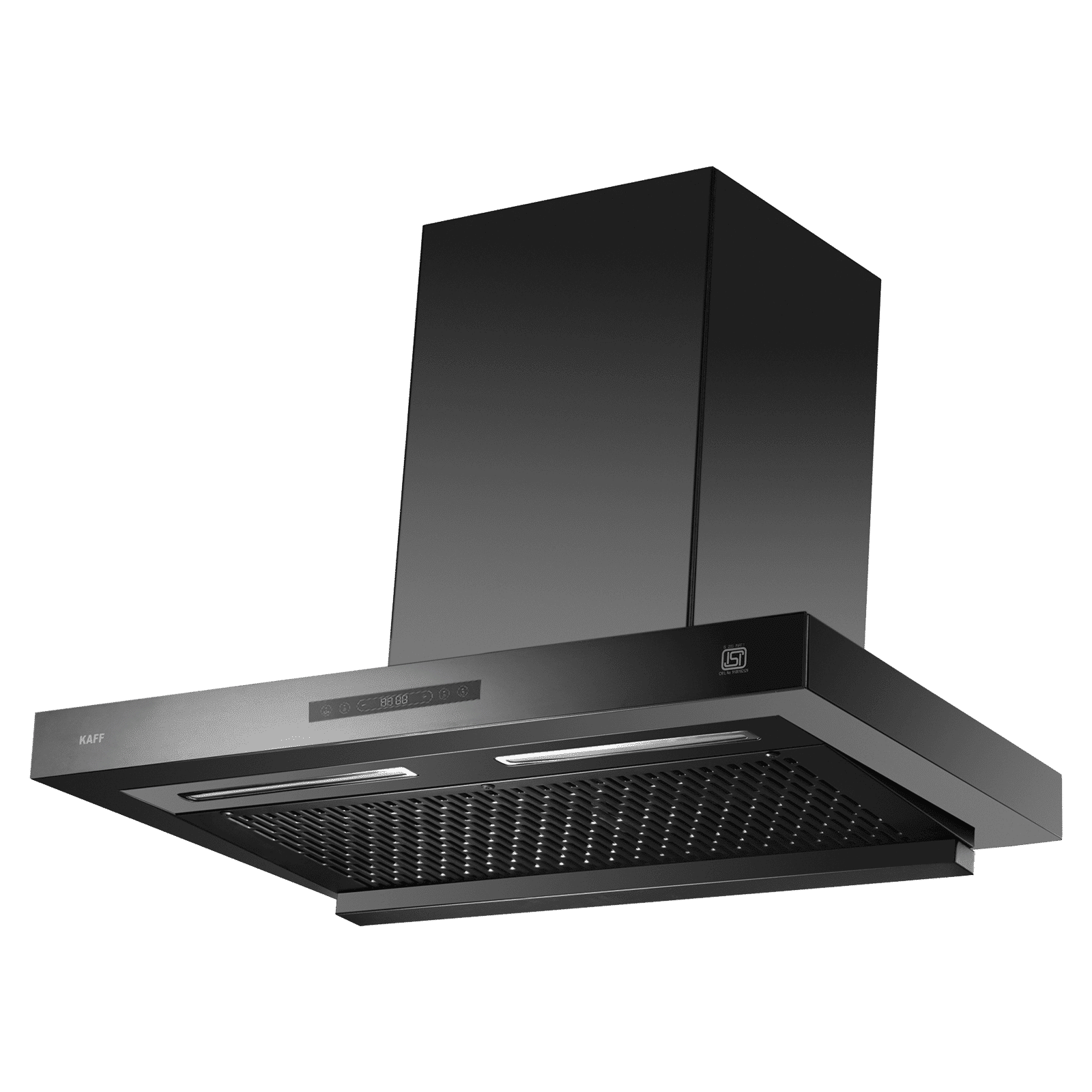 KAFF ASHPRO 60 DC 60cm 1400m3/hr Ductless Auto Clean Wall Mounted Chimney with Motion Sensor Control (Black)_5