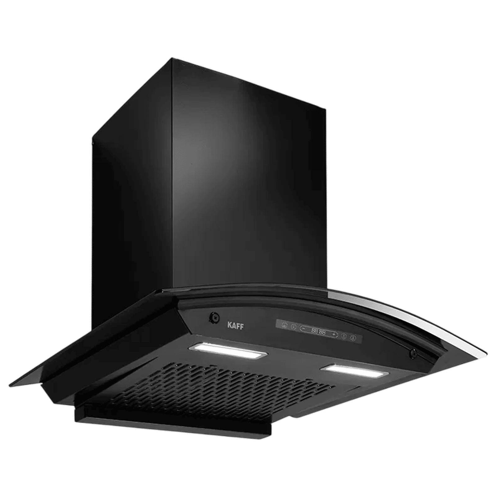KAFF MAINZ DC 60cm 1400m3/hr Ductless Auto Clean Wall Mounted Chimney with Digital Display (Black)_4