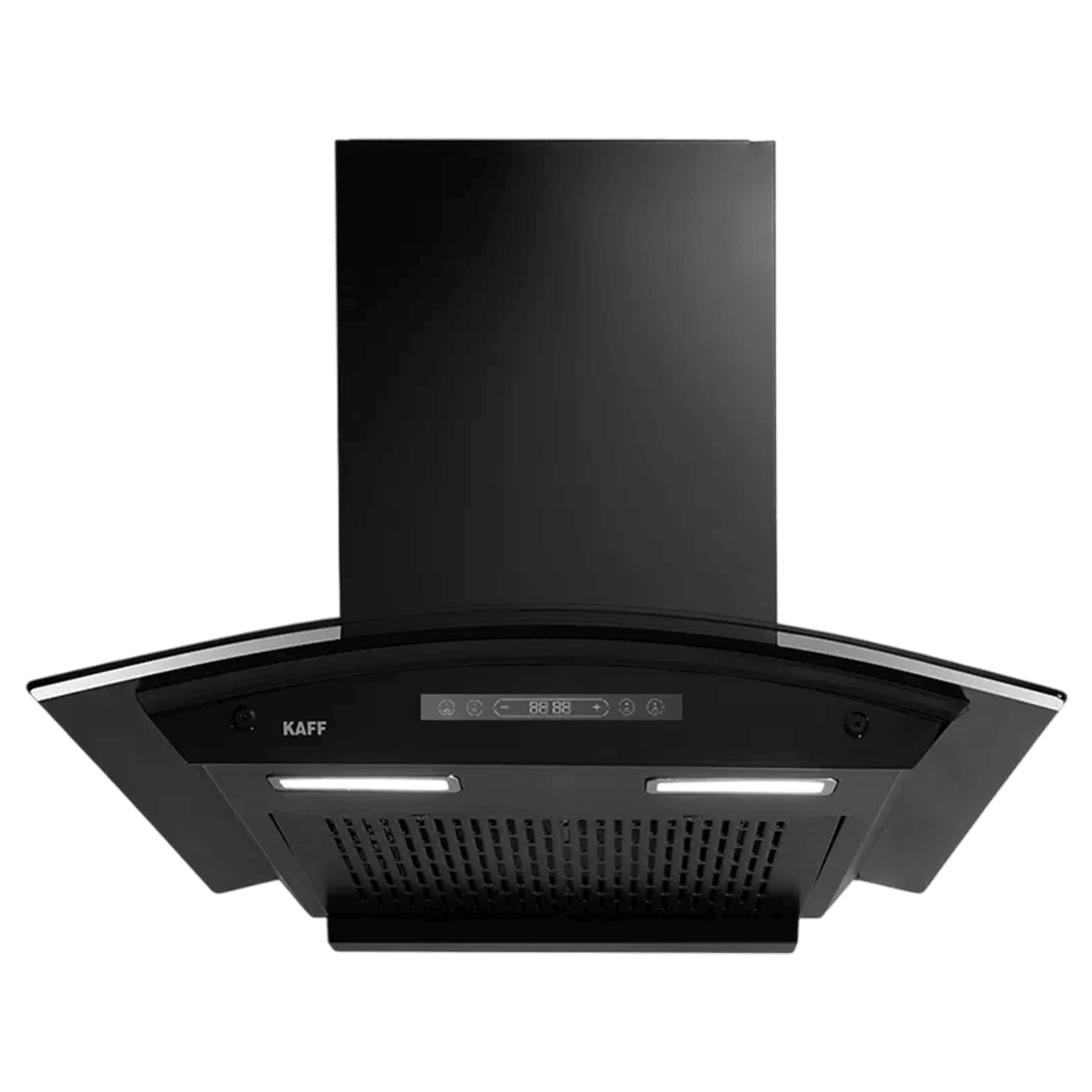 KAFF MAINZ DC 60cm 1400m3/hr Ductless Auto Clean Wall Mounted Chimney with Digital Display (Black)_5