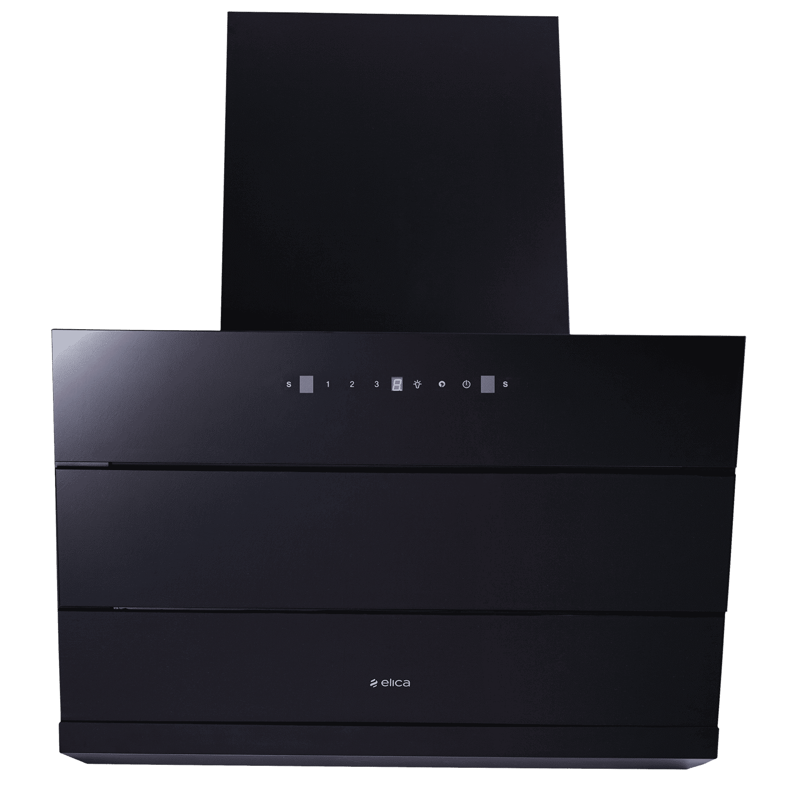 elica EFL 3V 751 HAC LTW MS NERO 75cm 1325m3/hr Ductless Cabinet/Hob Mounted Chimney with Motion Sensor Control (Black)_1