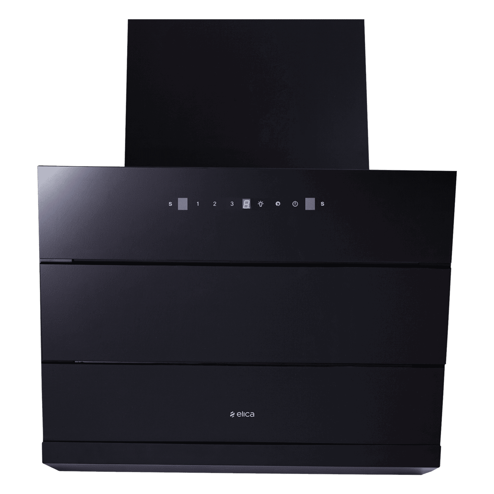 elica EFL 3V 601 HAC LTW MS NERO 60cm 1325m3/hr Ductless Auto Clean Cabinet & Hob Mounted Chimney with Motion Sensor (Black)_1