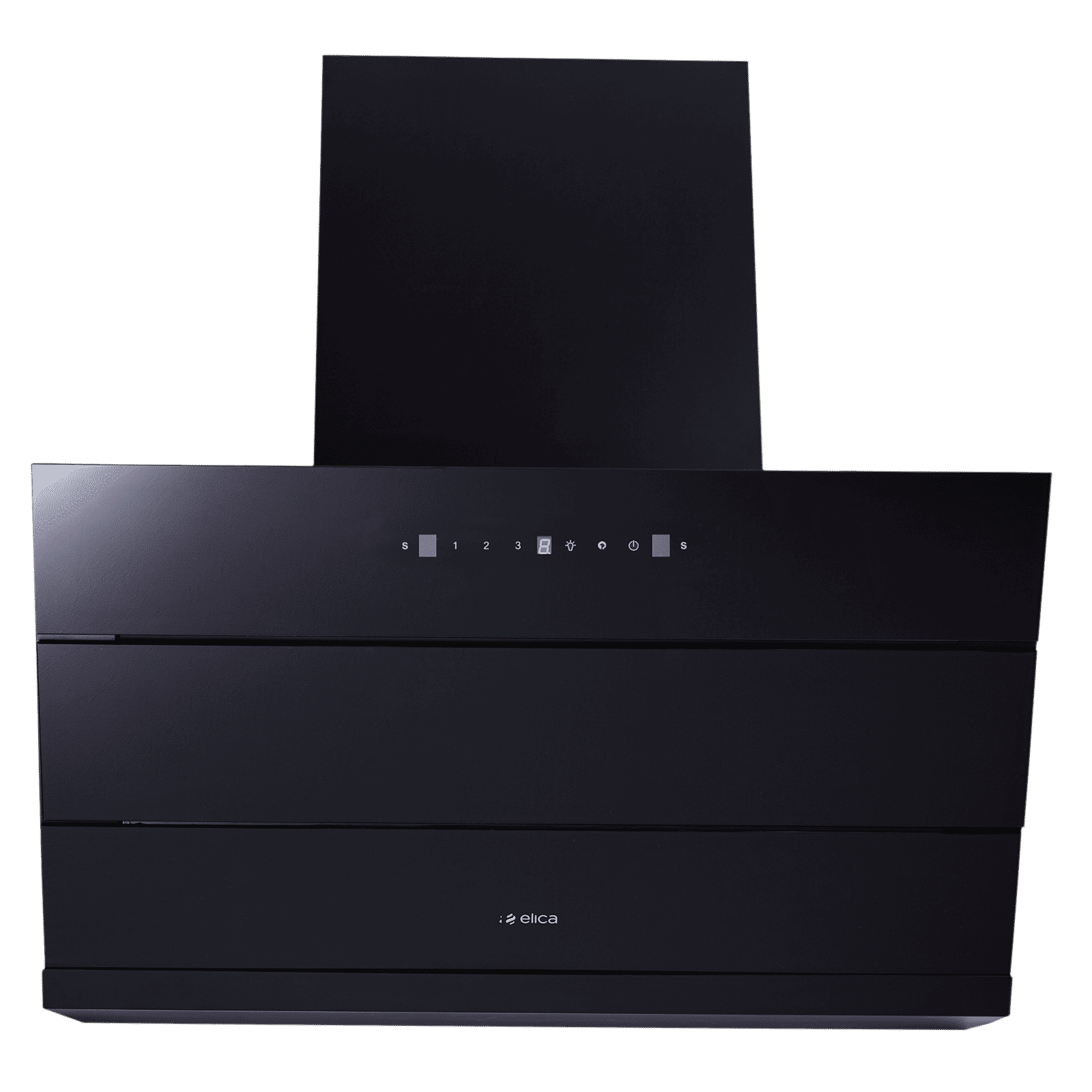 elica EFL 3V 901 HAC LTW MS NERO 90cm 1325m3/hr Ductless Cabinet/Hob Mounted Chimney with Motion Sensor Control (Black)_1
