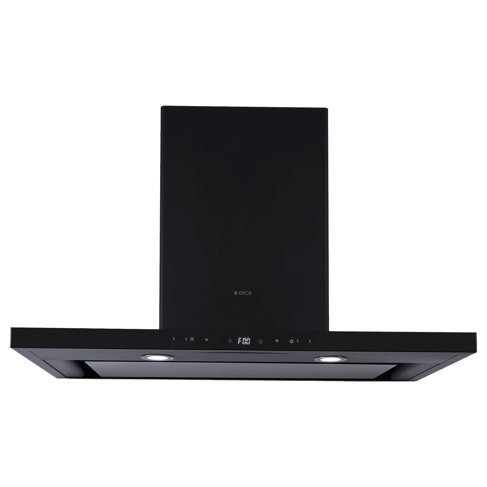 elica ISMART SPOT H4 EDS LTW 90 NERO 90cm 1425m³/hr Ducted Wall Mounted Chimney with Motion Sensor Control (Black)_1