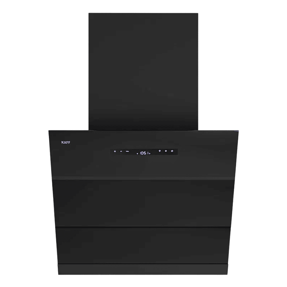 KAFF LYNN 60cm 1600m3/hr Ductless Auto Clean Wall Mounted Chimney with Gesture Motion (Black)_1