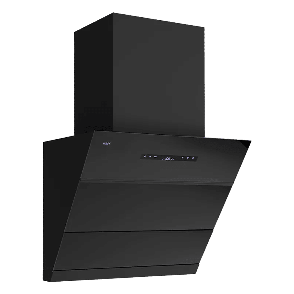 KAFF LYNN 60cm 1600m3/hr Ductless Auto Clean Wall Mounted Chimney with Gesture Motion (Black)_2