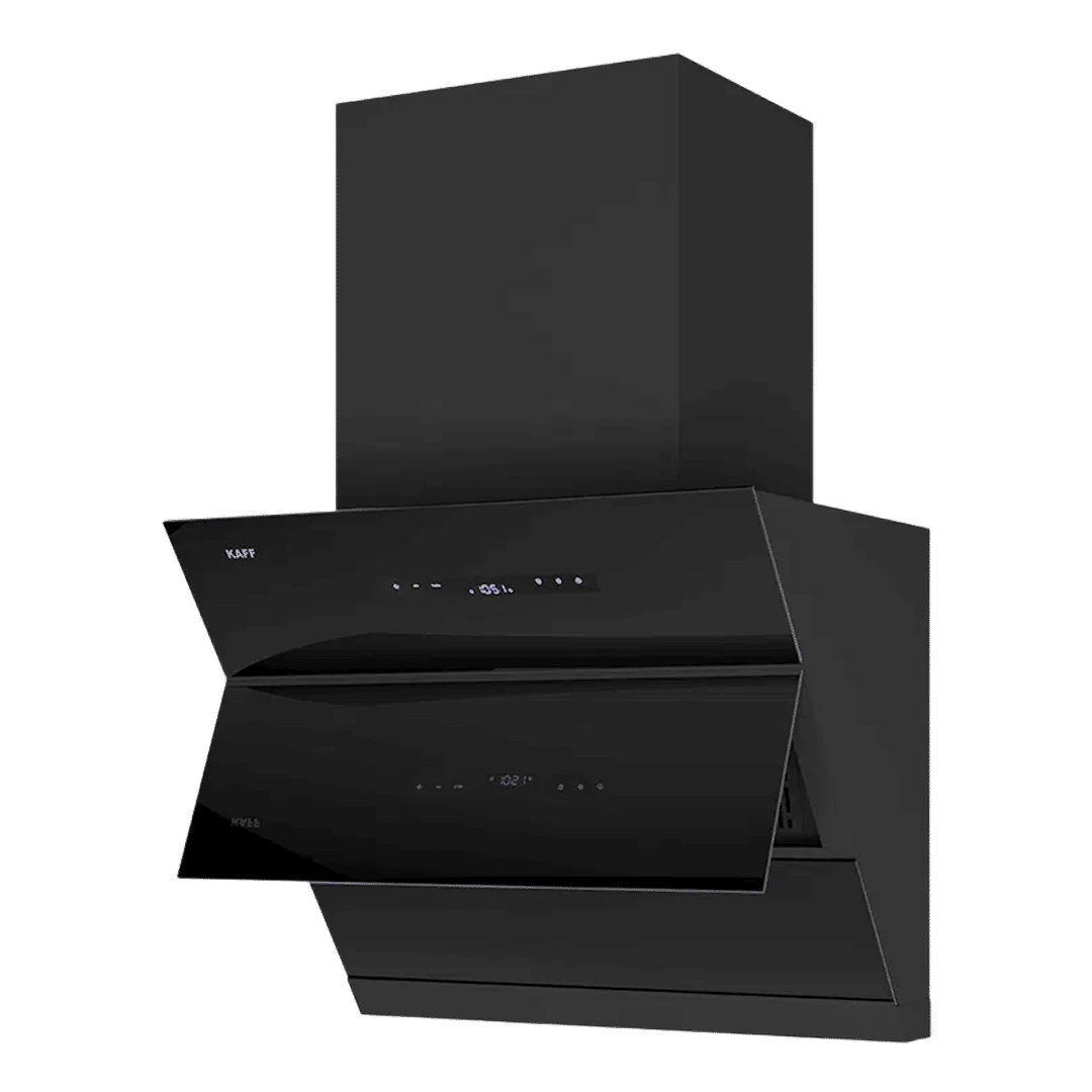 KAFF LYNN 75cm 1600m3/hr Ductless Auto Clean Wall Mounted Chimney with Gesture Motion (Black)_4