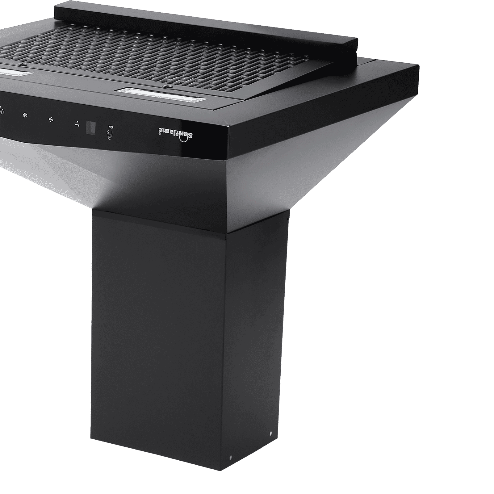 Sunflame Sapphire 60cm 1200m3/hr Ducted Auto Clean Wall Mounted Chimney with Motion Sensor (Black) Sunflame Sapphire 60cm 1200m3/hr Ducted Auto Clean Wall Mounted Chimney with Motion Sensor (Black)_5