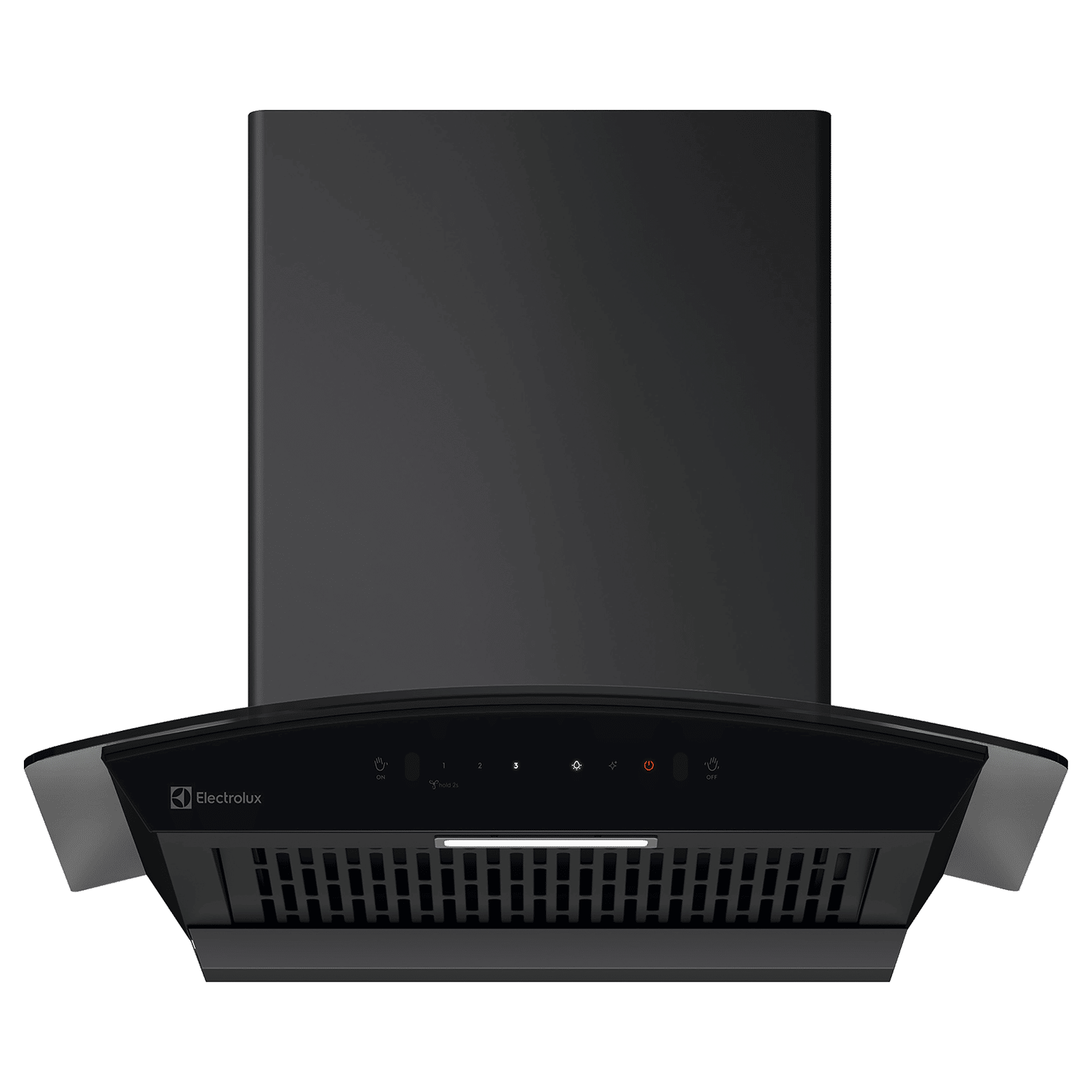 Electrolux 700 Series 60cm 839m3/hr Ducted Auto Clean Wall Mounted Chimney with Gesture Control (Black)_1