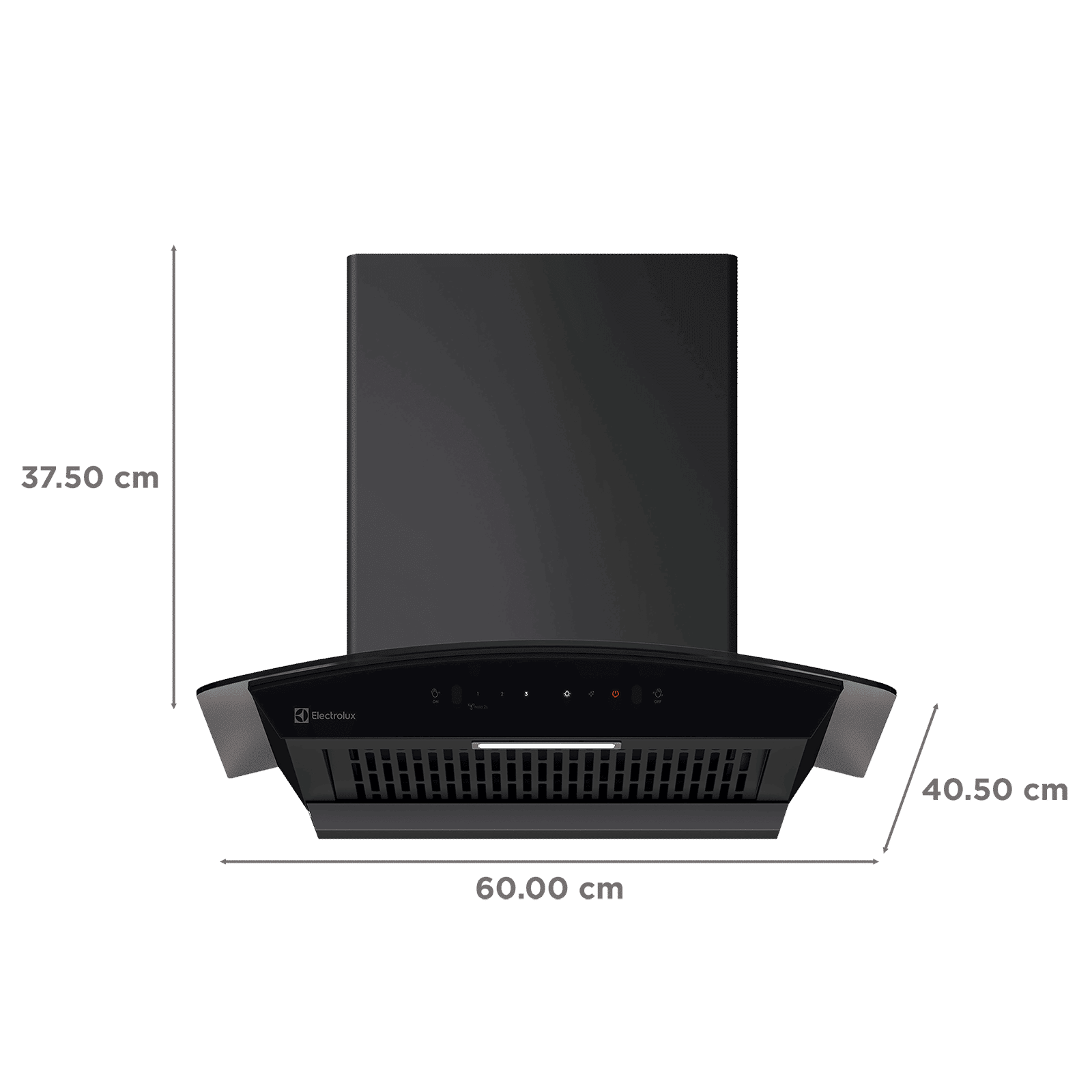 Electrolux 700 Series 60cm 839m3/hr Ducted Auto Clean Wall Mounted Chimney with Gesture Control (Black)_2