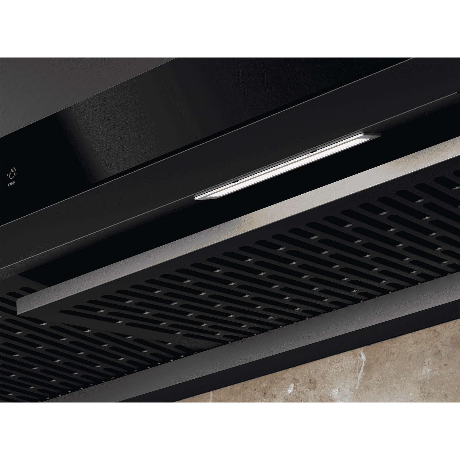 Electrolux 700 Series 90cm 801m3/hr Ducted Auto Clean Wall Mounted Chimney with Gesture Control (Black)_4