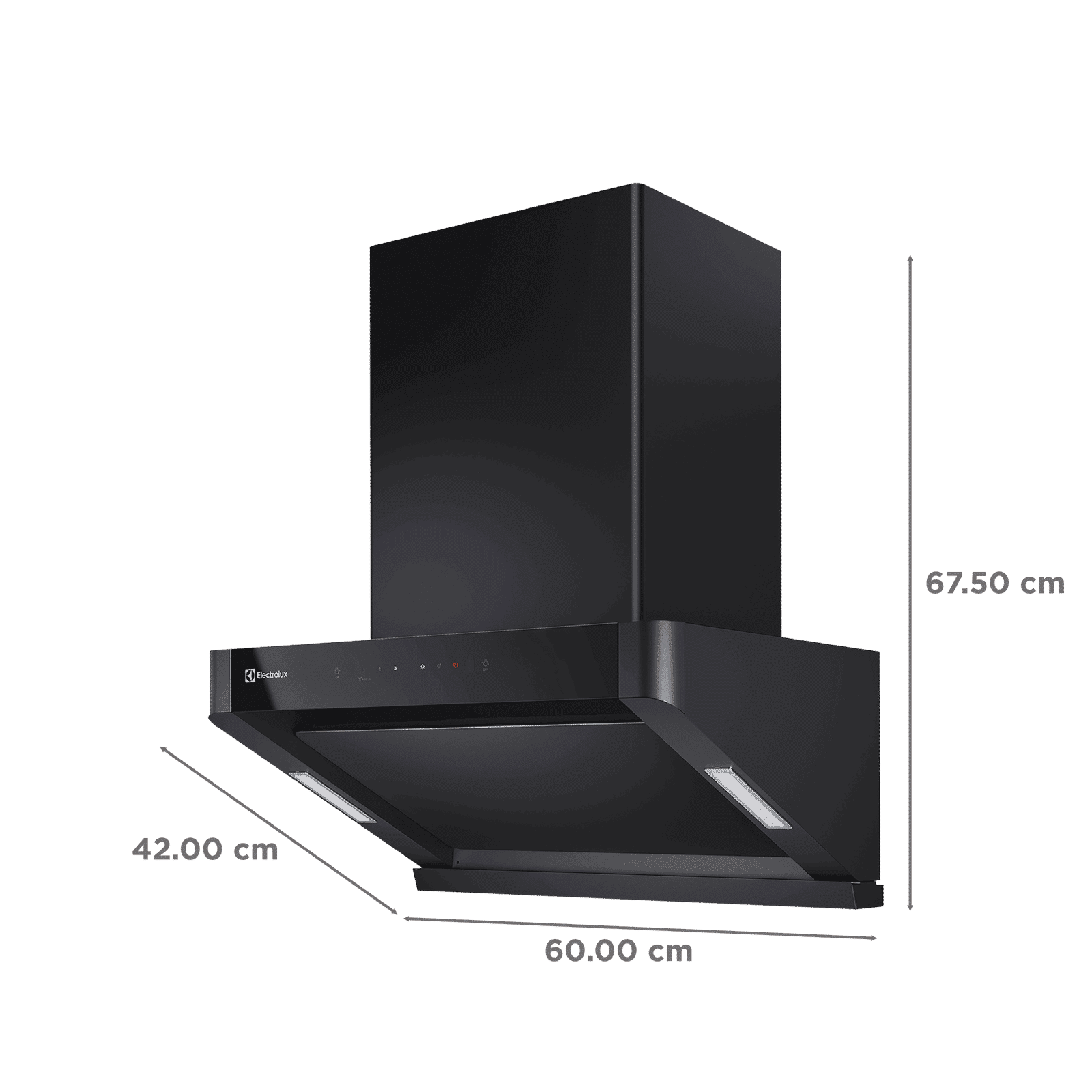 Electrolux 700 Series 60cm 730m3/hr Ducted Auto Clean Wall Mounted Chimney with Gesture Control (Black)_2