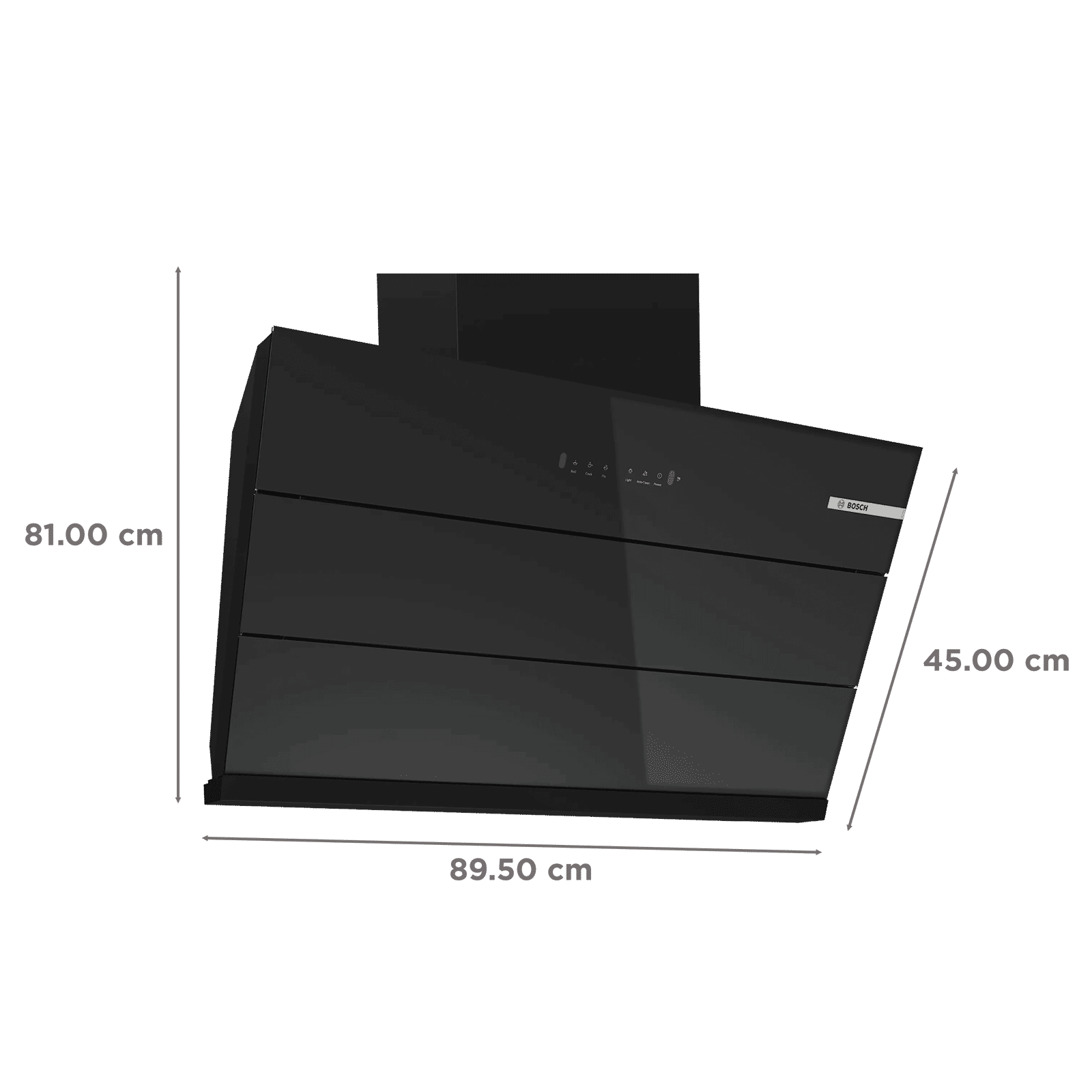 BOSCH Series 4 90cm 1200m3/hr Ducted Auto Clean Wall Mounted Chimney with Gesture Control (Black) BOSCH Series 4 90cm 1200m3/hr Ducted Auto Clean Wall Mounted Chimney with Gesture Control (Black)_2