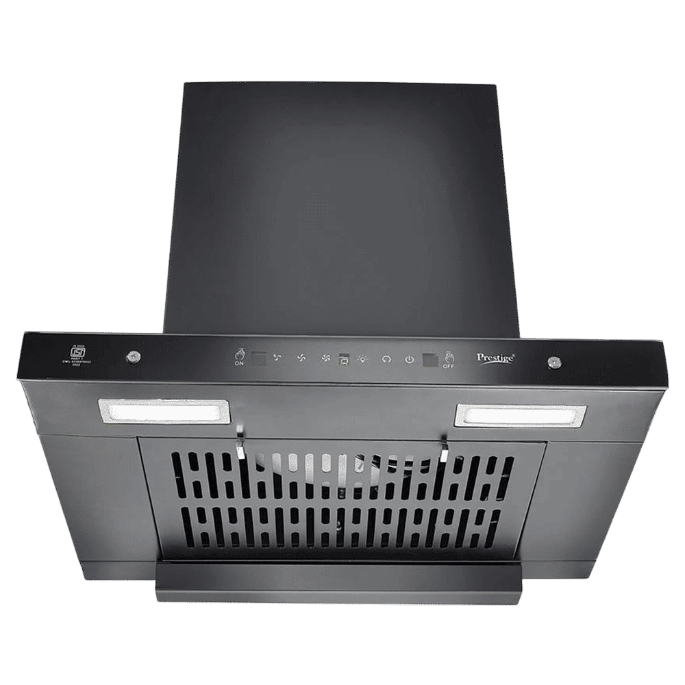 Prestige Edge 600 60cm 2038.81m3/hr Ducted Auto Clean Wall Mounted Chimney with Revolutionary Motion Sensor (Black)_1