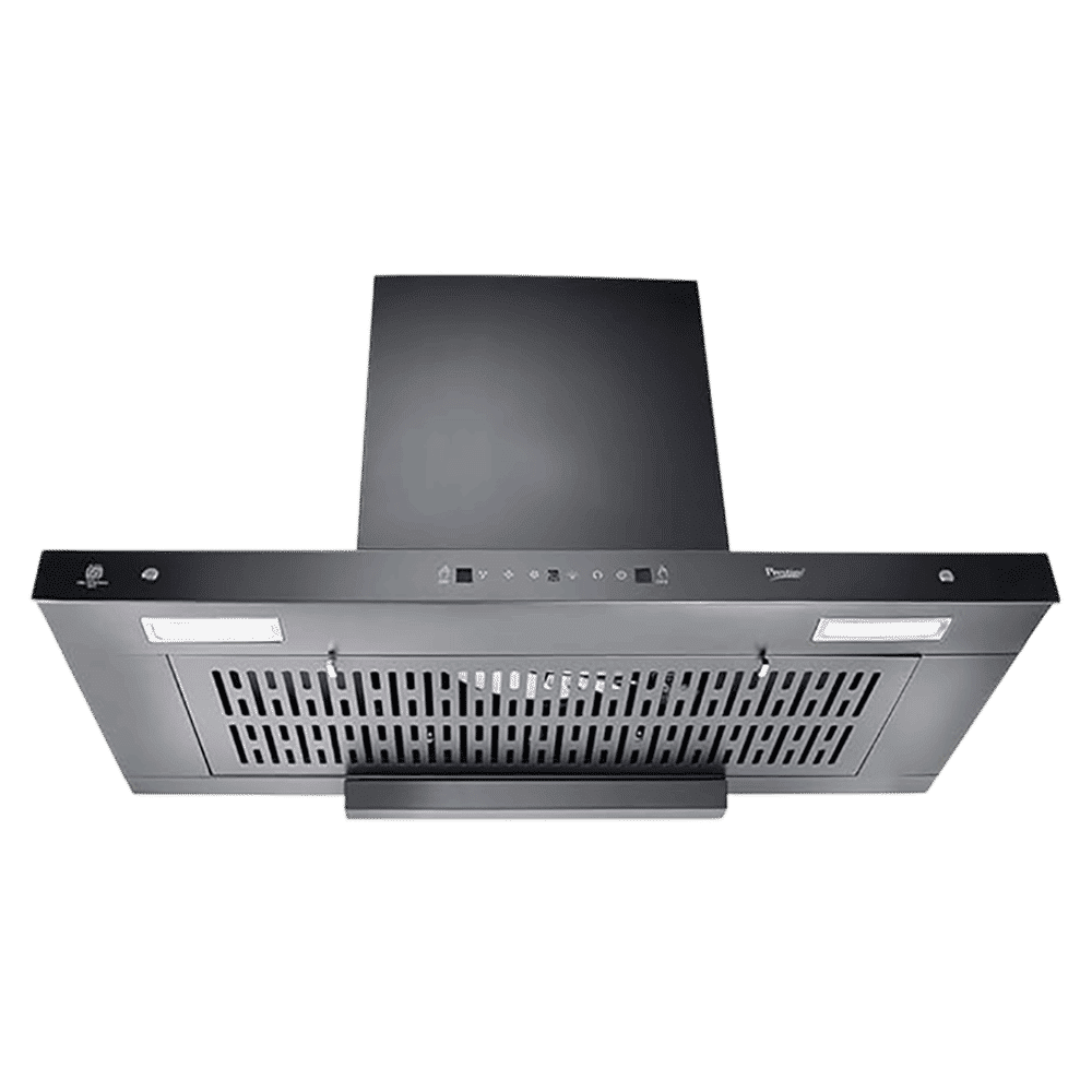 Prestige Edge 900 90cm 2038.81m3/hr Ducted Auto Clean Wall Mounted Chimney with Revolutionary Motion Sensor (Black)_1