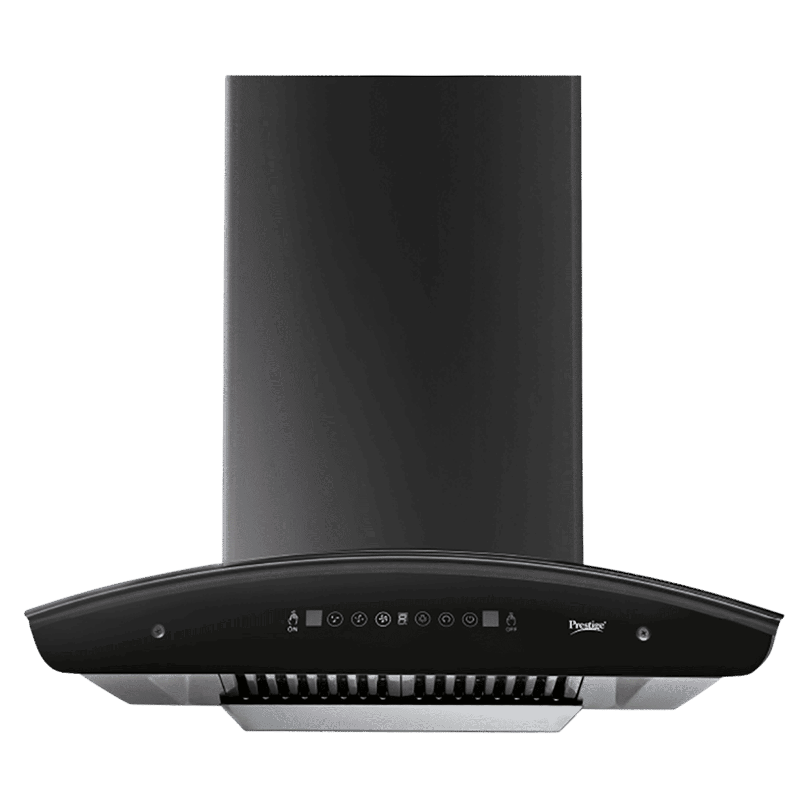 Prestige Oscar Plus 60cm 1200m3/hr Ducted Auto Clean Wall Mounted Chimney with Safe SenSe Technology (Black)_1