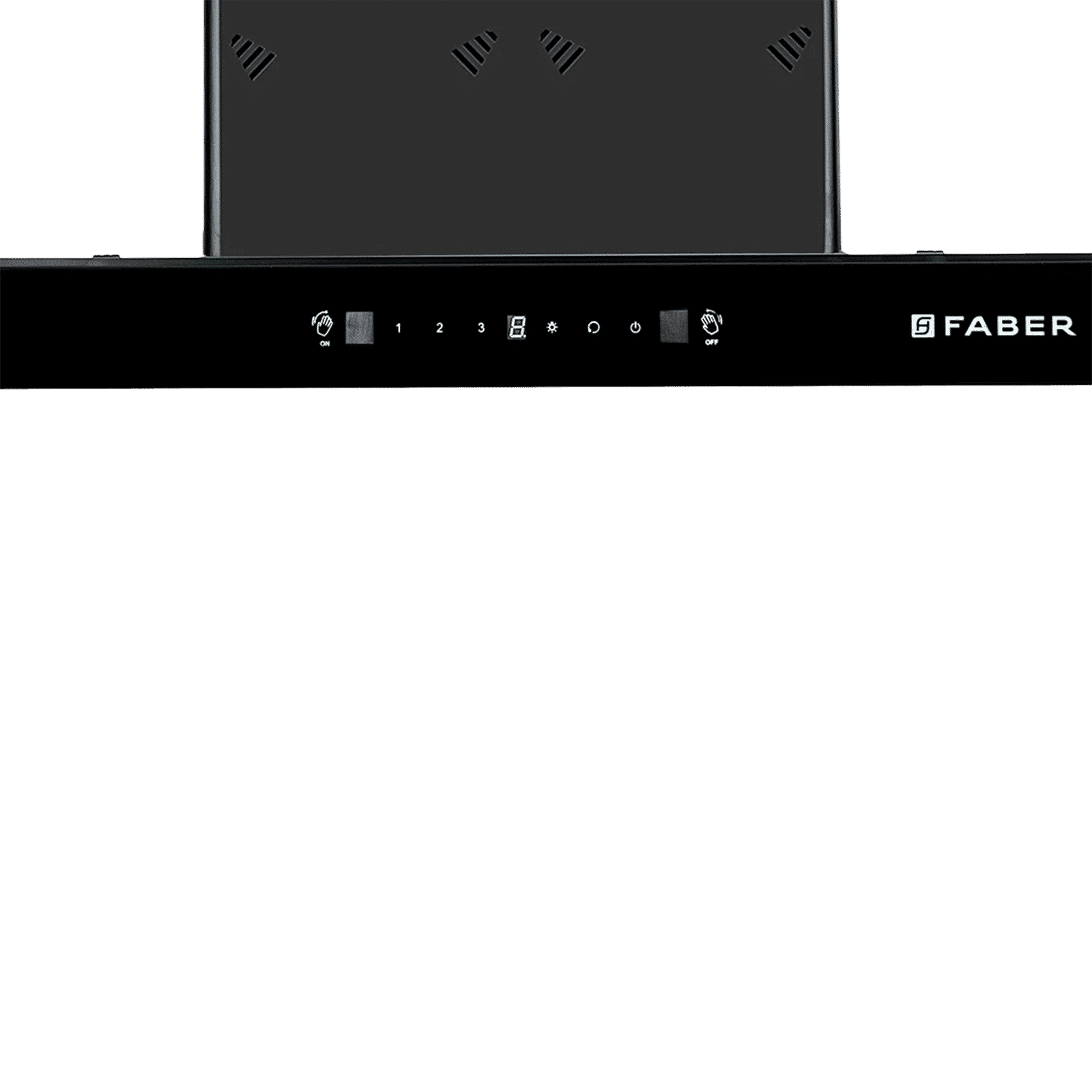 FABER HOOD COSMOS 3D HC SC BK BF 90cm 1400m3/hr Ductless Auto Clean Wall Mounted Chimney with Odour Sensor (Black)_2