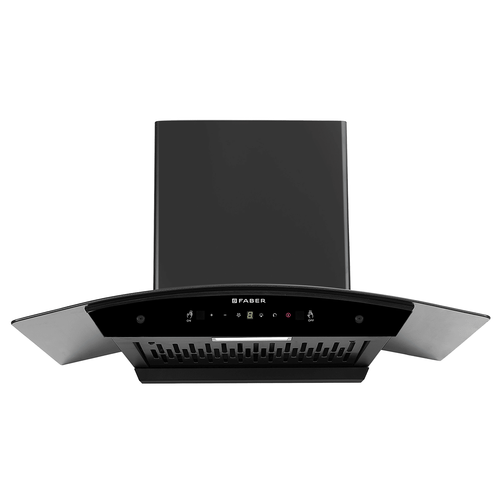 FABER HOOD LIBRA BLDC HC SC FL BK 75cm 1500m3/hr Ductless Auto Clean Wall Mounted Chimney with Touch and Gesture Control (Black)_1