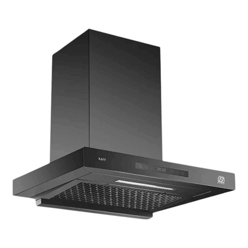 KAFF ASHPRO DC 90cm 1400 m3/hr Ducted Auto Clean Wall Mounted Chimney with Gesture Motion Control (Matt Black)_1