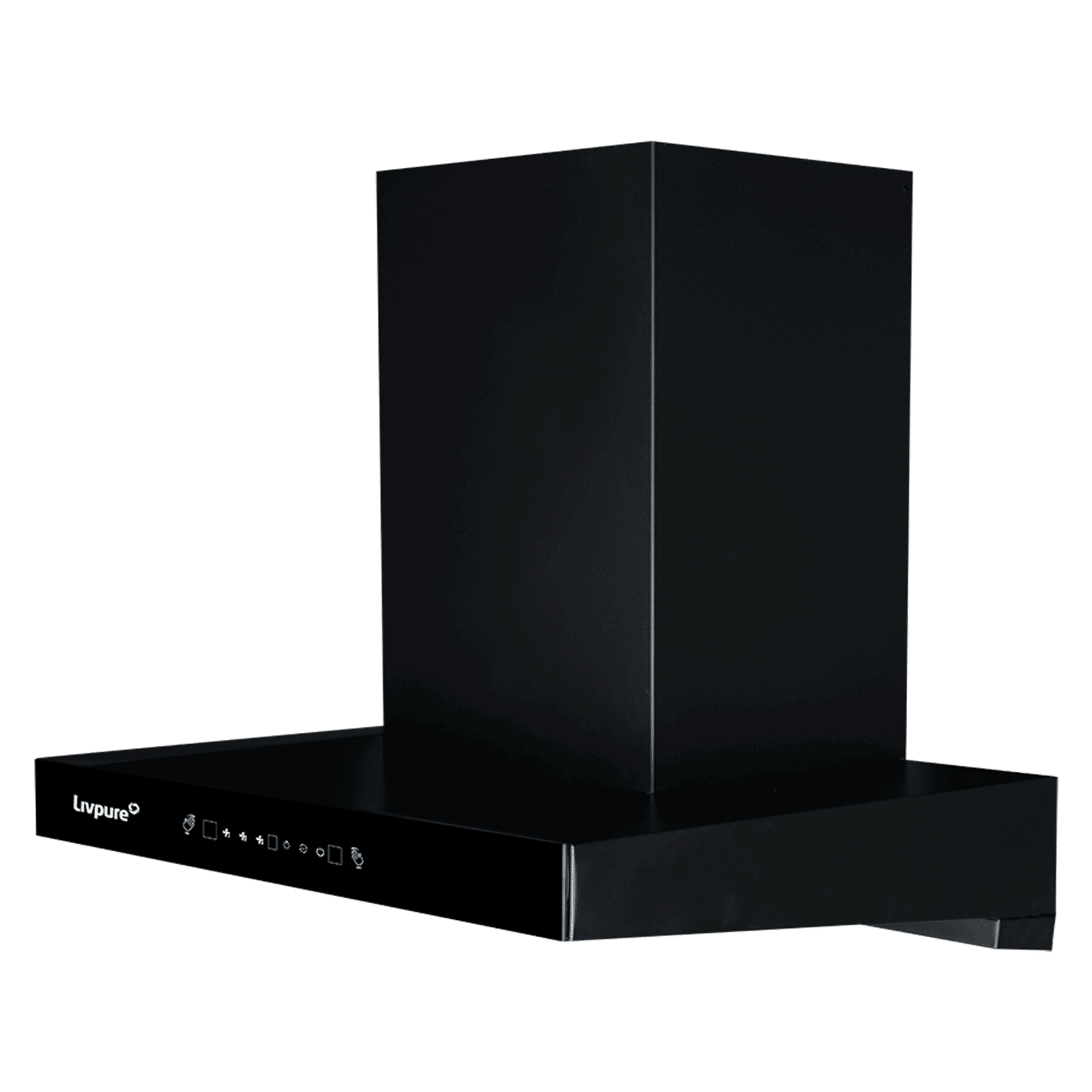 Livepure Ether 60cm 1350m3/hr Ducted Auto Clean Wall Mounted Chimney with Motion Sensor Controls (Black) Livepure Ether 60cm 1350m3/hr Ducted Auto Clean Wall Mounted Chimney with Motion Sensor Controls (Black)_4