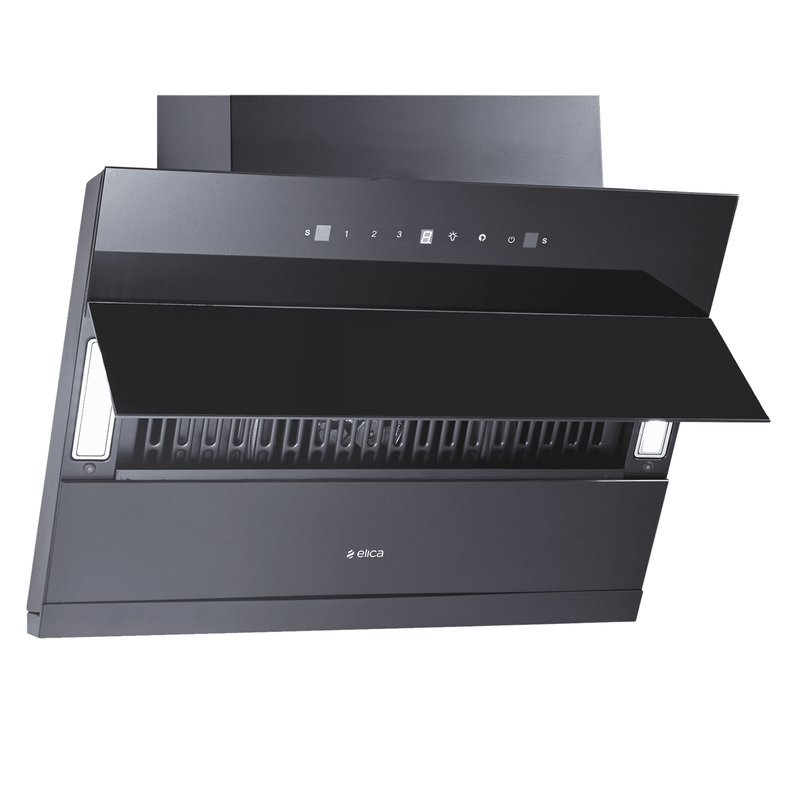 elica MATT EFL 3V 901 HAC LTW MS NERO 90cm 1700m3/hr Ductless Auto Clean Wall Mounted Chimney with Motion Sensor (Black) elica MATT EFL 3V 901 HAC LTW MS NERO 90cm 1700m3/hr Ductless Auto Clean Wall Mounted Chimney with Motion Sensor (Black)_1