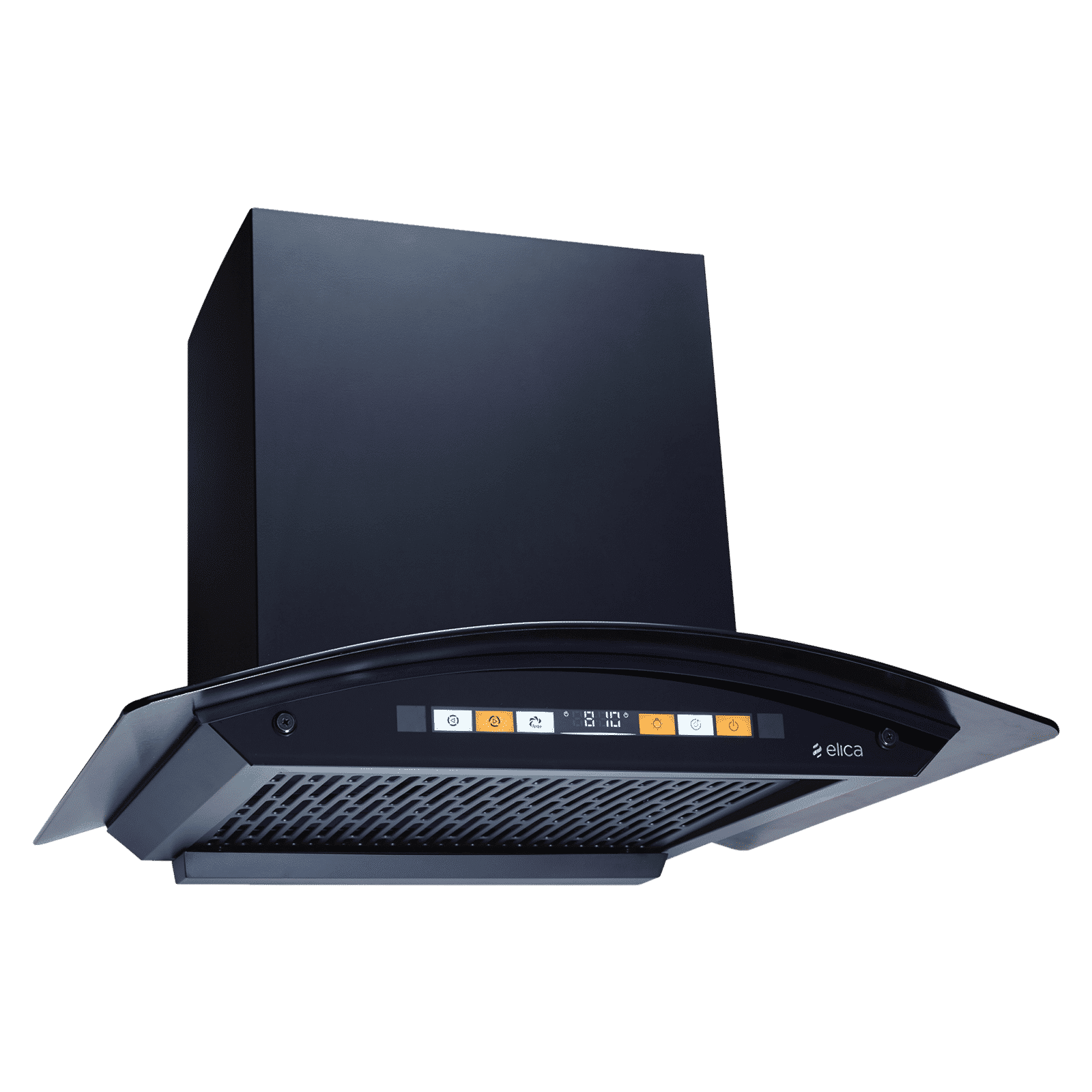 elica WD HS ORG FL 600 HAC LTW MS NERO 60cm 1600m3/hr Ductless Auto Clean Wall Mounted Chimney with Motion Sensor (Black)_2