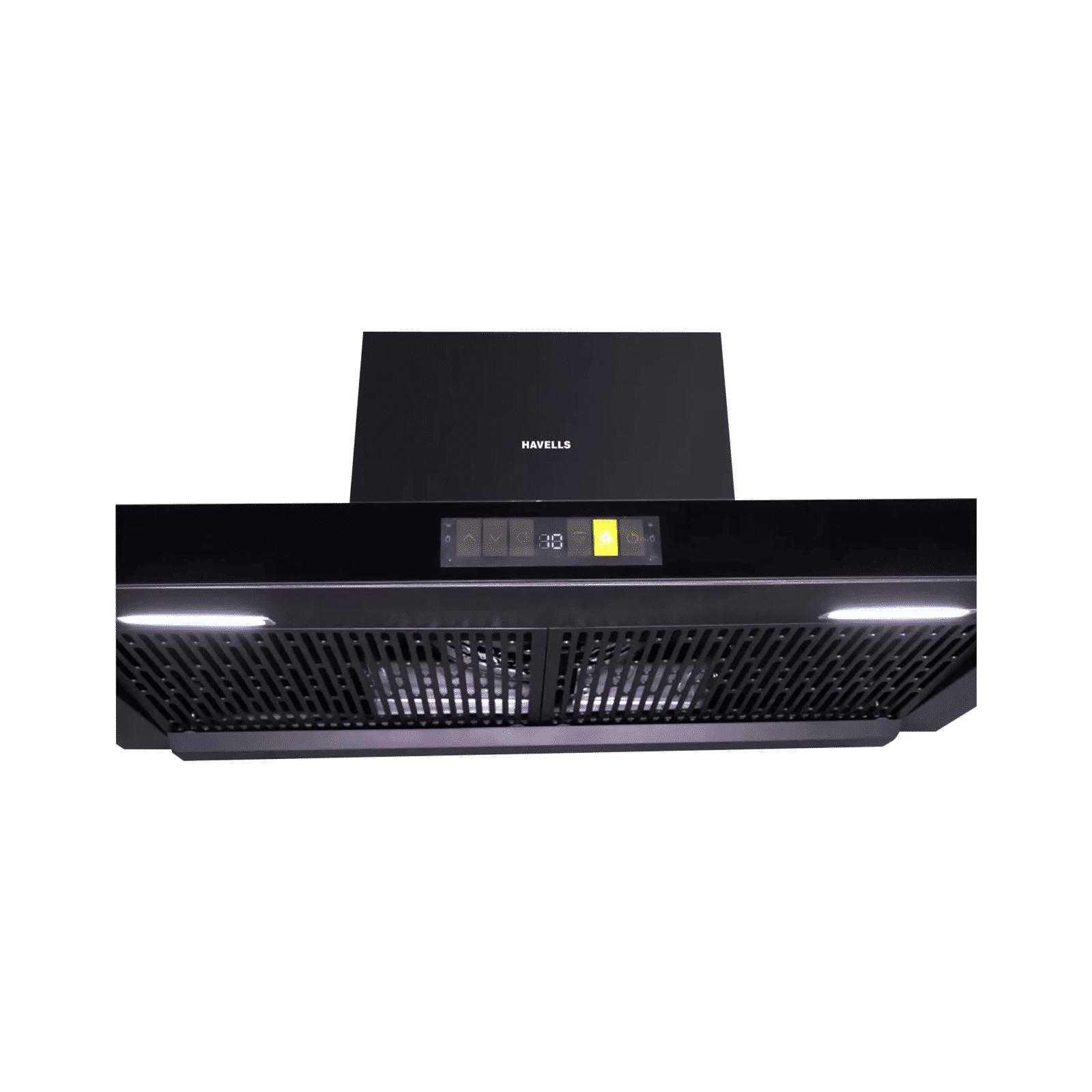 Havells Proxima 90 cm 1700 m3/hr Ducted Auto Clean Wall Mounted Chimney With Hand Wave Controls (Black) Havells Proxima 90 cm 1700 m3/hr Ducted Auto Clean Wall Mounted Chimney With Hand Wave Controls (Black)_3