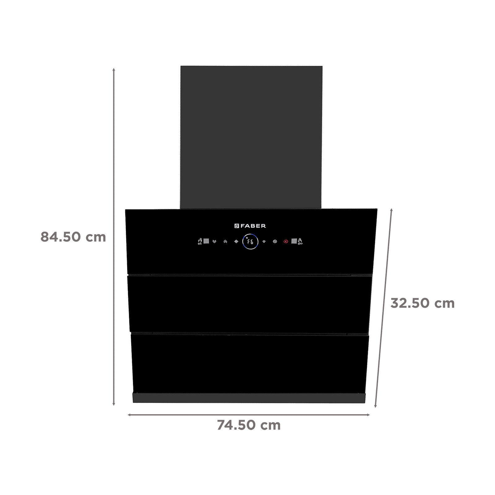 FABER HOOD AETHER BLDC HC SC FL BK IN 75cm 1600m3/hr Ducted Auto Clean Wall Mounted Chimney with LPG Leakage Sensor (Black) FABER HOOD AETHER BLDC HC SC FL BK IN 75cm 1600m3/hr Ducted Auto Clean Wall Mounted Chimney with LPG Leakage Sensor (Black)_2