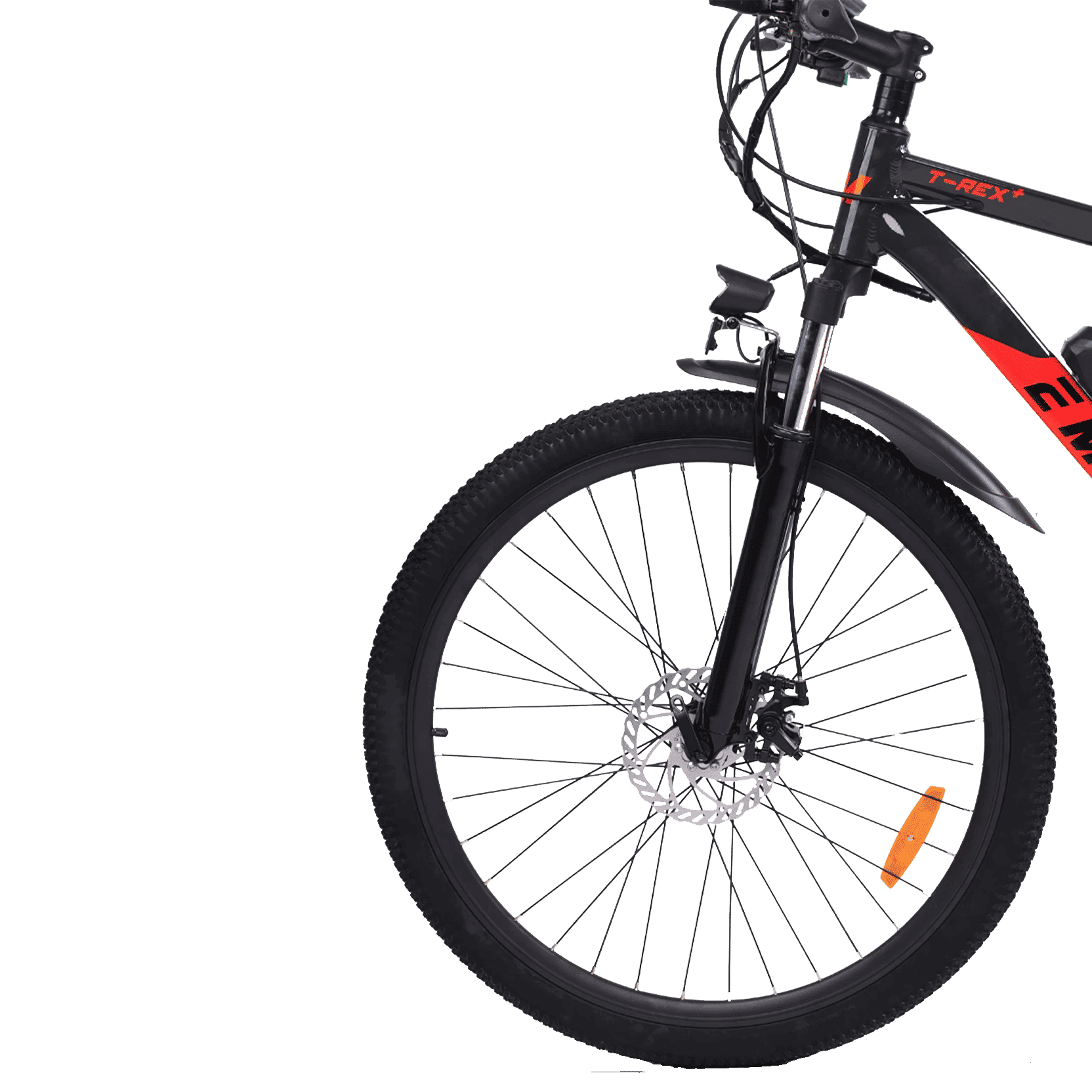 E MOTORAD T-Rex Electric Cycle (250W Hub Motor, M006, Red)_3