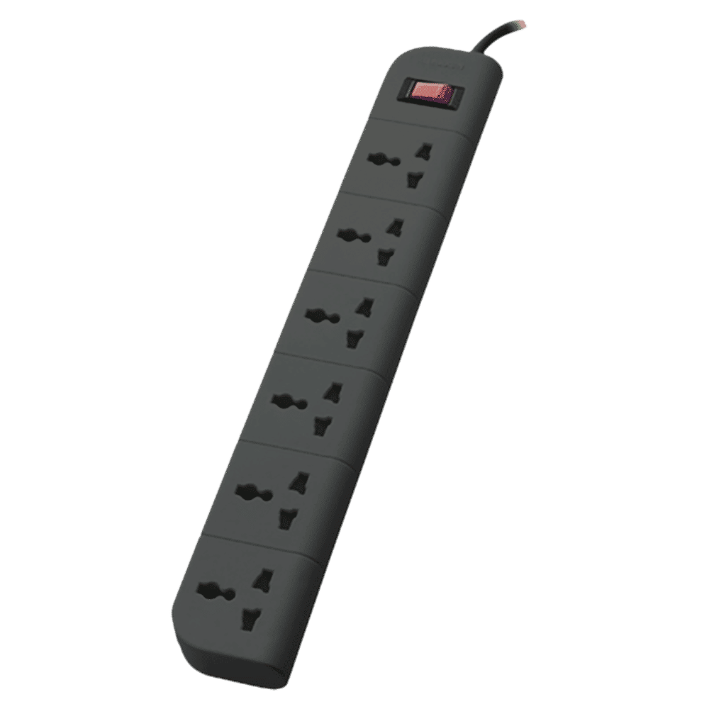 belkin Economy Series 6 Amps 6 Sockets Surge Protector with Individual Switch (2 Meters, Heavy Duty Cable Overload Protection, F9E600ZB, Grey) belkin Economy Series 6 Amps 6 Sockets Surge Protector with Individual Switch (2 Meters, Heavy Duty Cable Overload Protection, F9E600ZB, Grey)_1