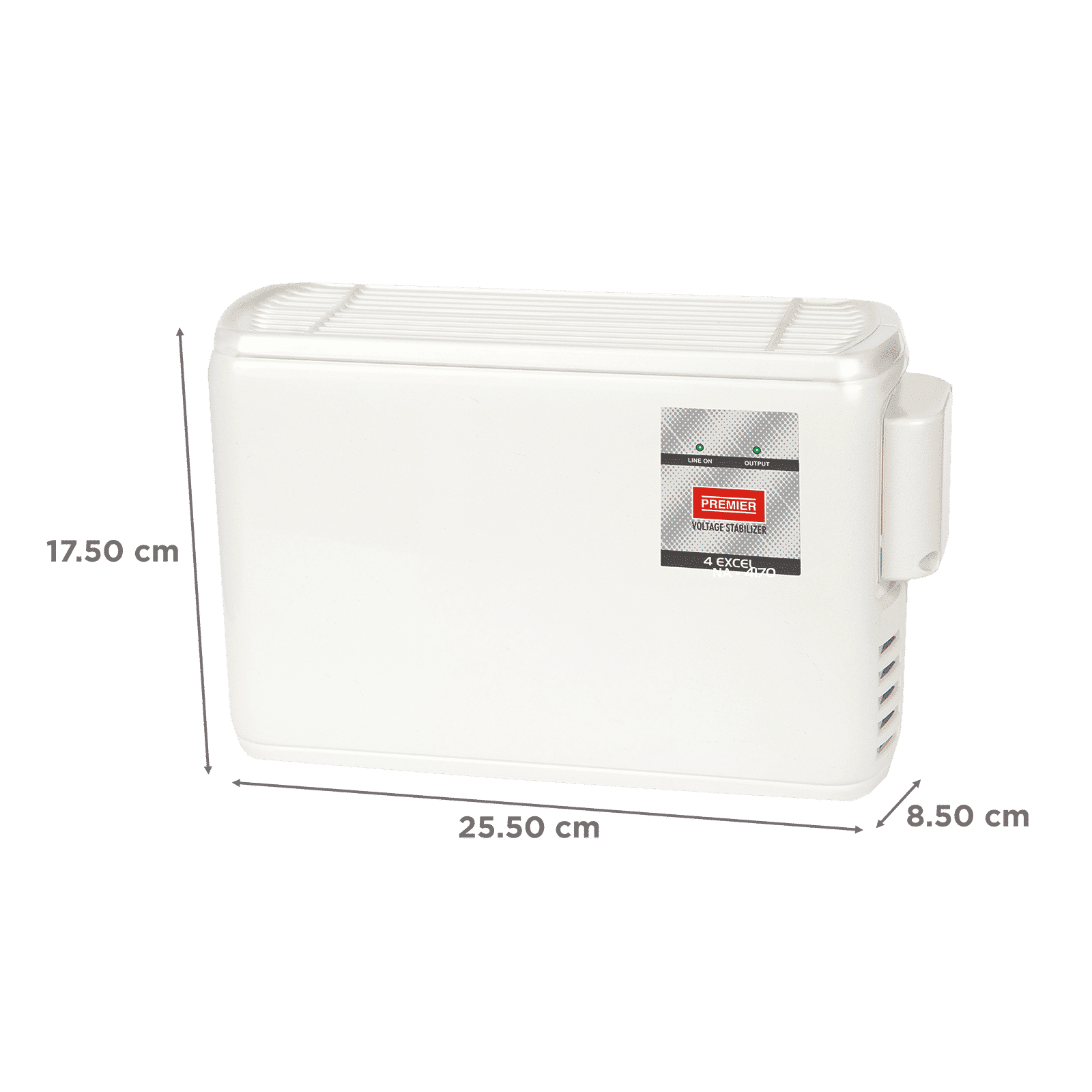 Premier 4KVA Excel Voltage Stabilizer For 1.5T Air Conditioner (185 - 265 V, Digital Display, 169915, White) Premier 4KVA Excel Voltage Stabilizer For 1.5T Air Conditioner (185 - 265 V, Digital Display, 169915, White)_3