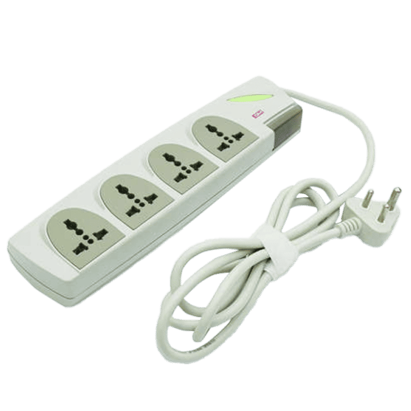 GM 4 + 1 G-8000 Amps 4 Sockets Power Outlet Spike Adaptor (2.5 Meters, Ergonomic Design, 3058, Grey)_5