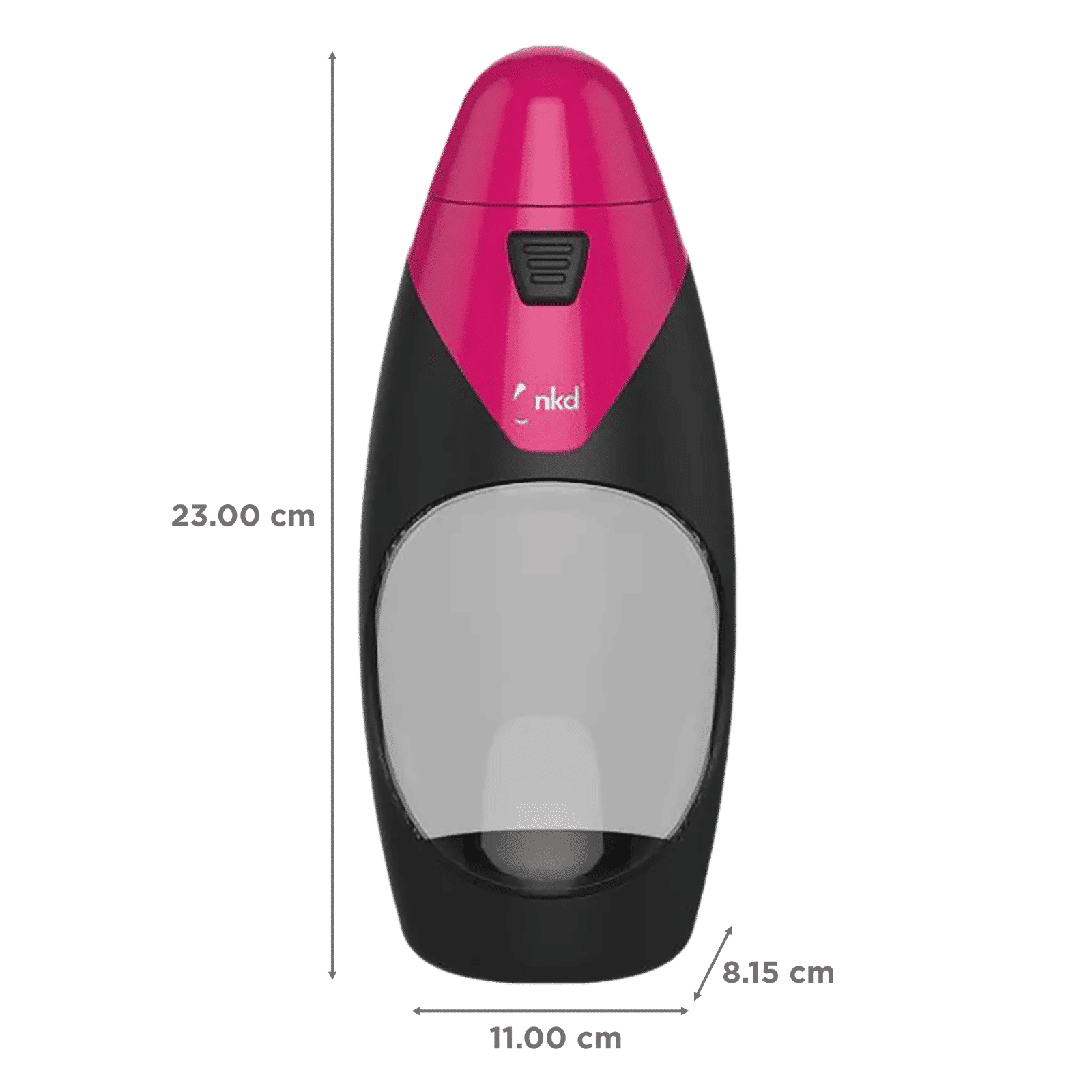 NKD POD+ 585ml Silicone & Polypropylene Bottle (Built-in Filter, Fuchsia Pink) NKD POD+ 585ml Silicone & Polypropylene Bottle (Built-in Filter, Fuchsia Pink)_2