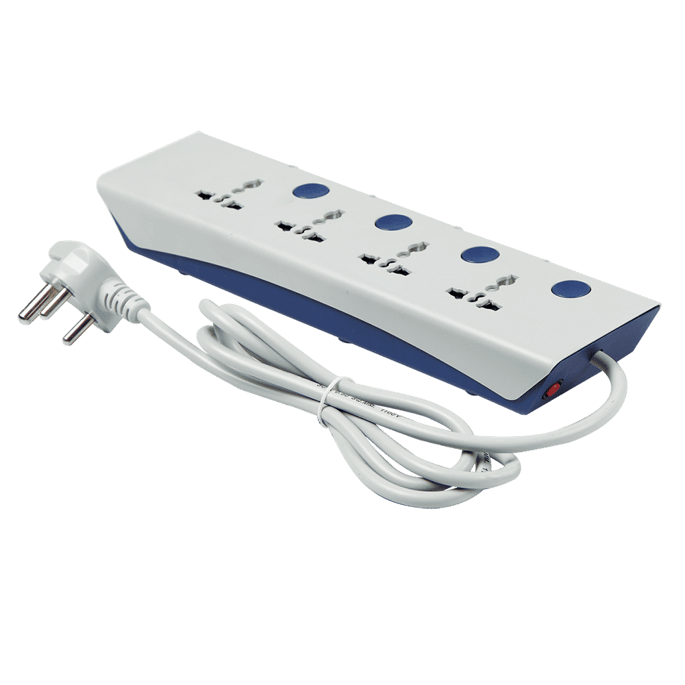 HAVELLS Royal Star 10 Amps 4 Sockets Plus 4 Surge and Spike Guard (2 Meters, Surge Protection, AHNKXXB104, Grey) HAVELLS Royal Star 10 Amps 4 Sockets Plus 4 Surge and Spike Guard (2 Meters, Surge Protection, AHNKXXB104, Grey)_4