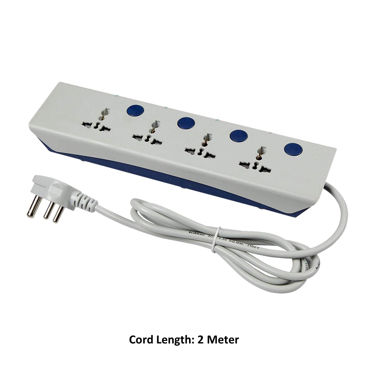 HAVELLS Royal Star 10 Amps 4 Sockets Plus 4 Surge and Spike Guard (2 Meters, Surge Protection, AHNKXXB104, Grey)_5