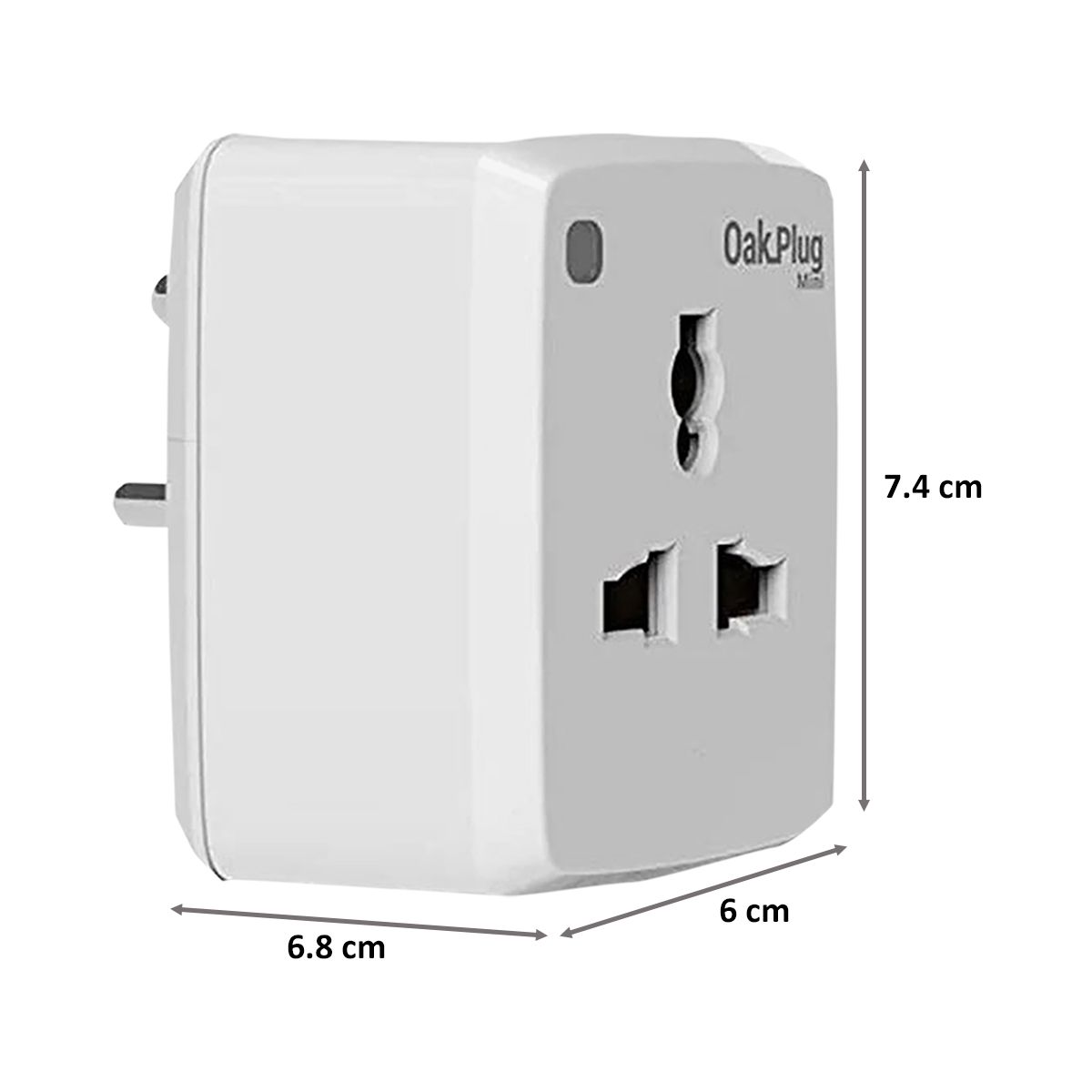 Oakter 6 Amp Smart Plug (Oak Plug Mini, White)_2