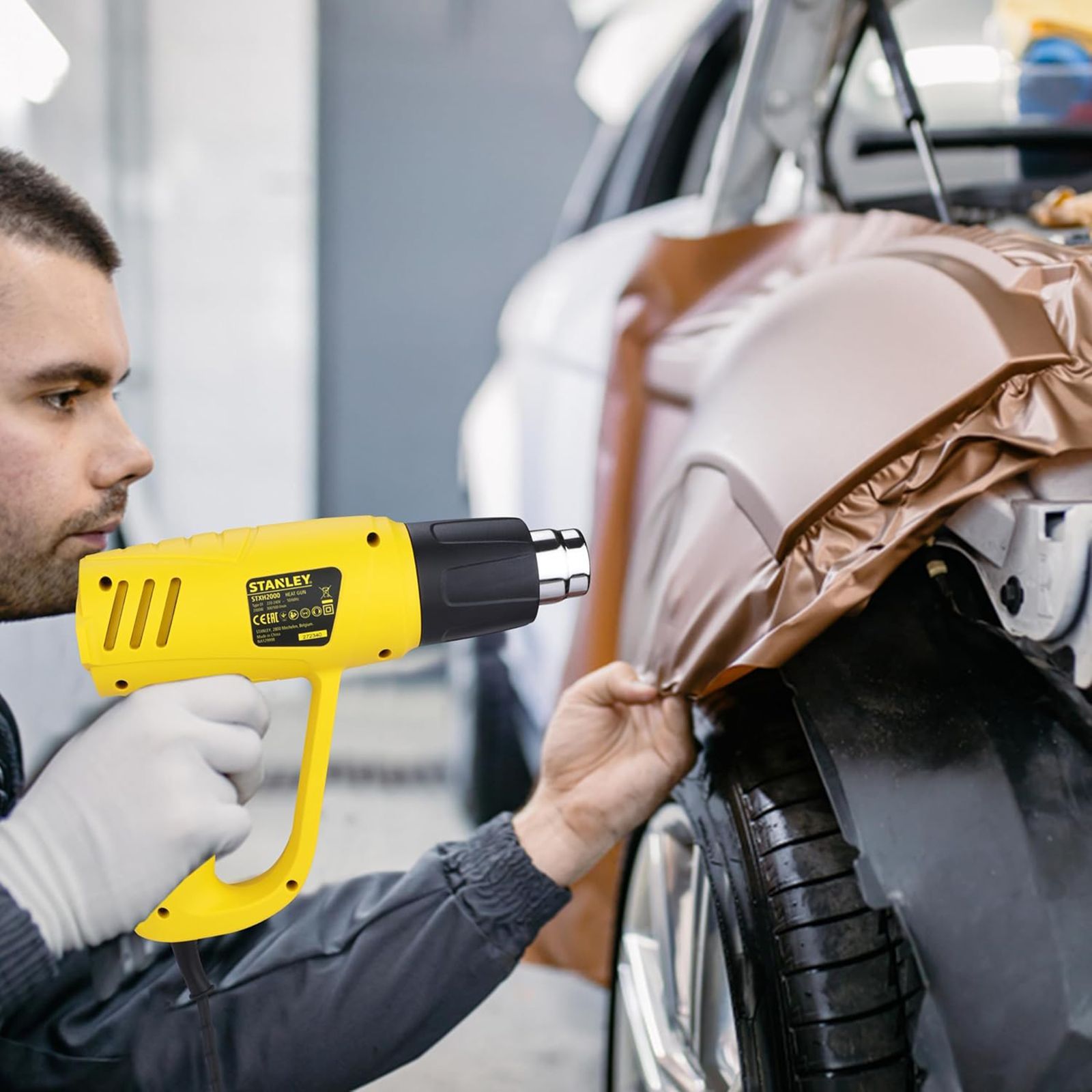 STANLEY STXH2000-IN 2000 W Electric Heat Gun (Adjustable Knobs And Switches, Yellow)_19