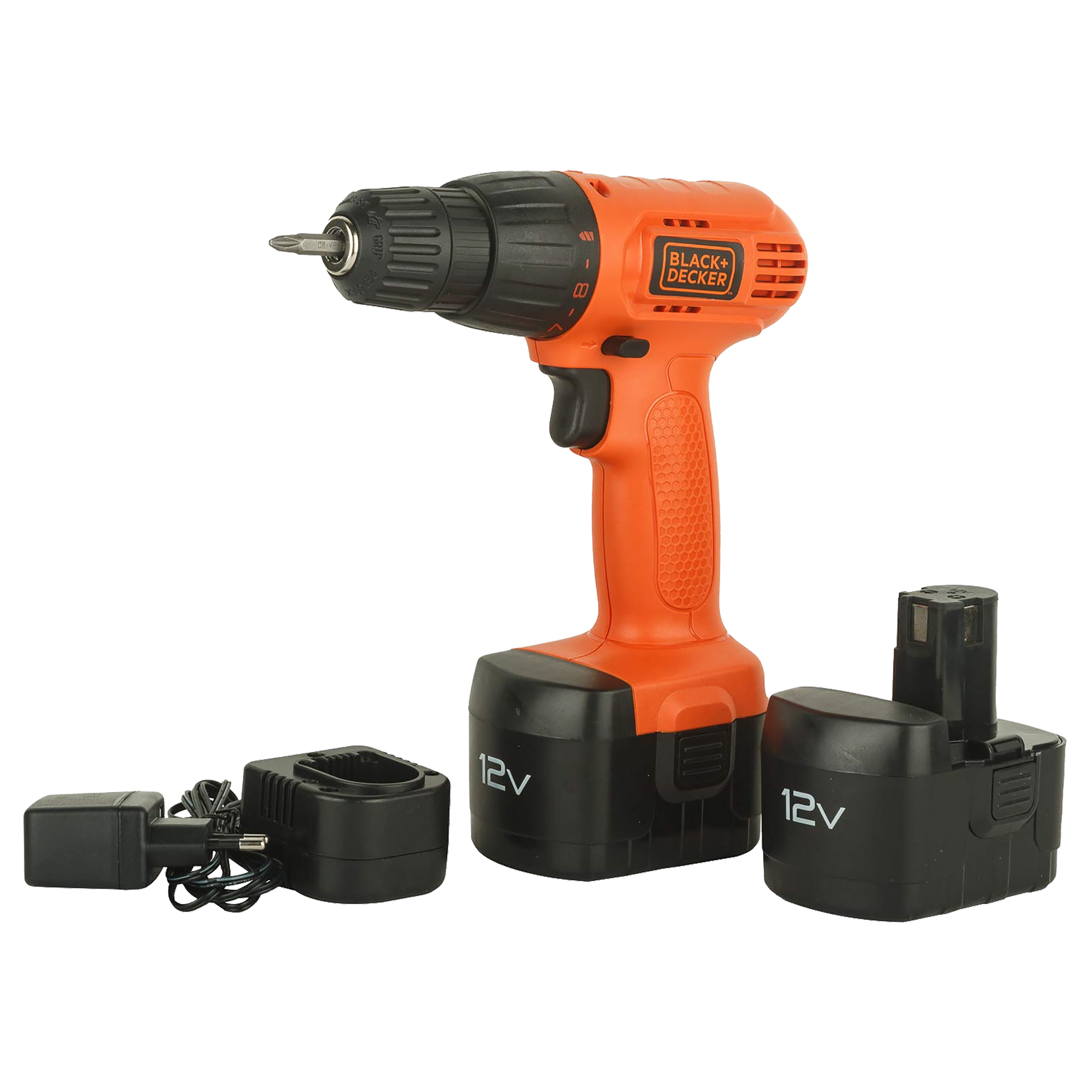 BLACK+DECKER CD121B2-IN Cordless Drill (Optimizes Balance, Orange)_4