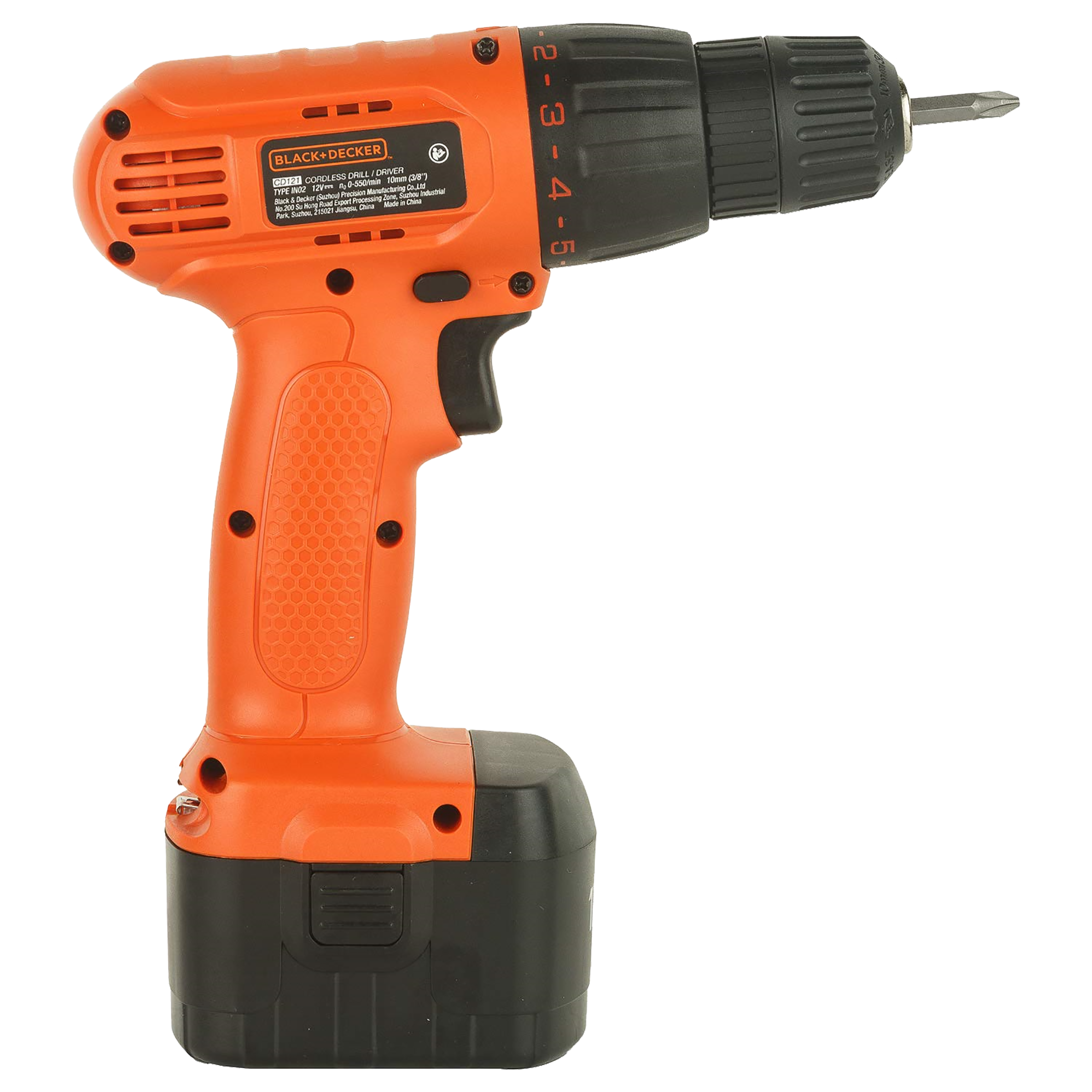 BLACK+DECKER CD121B2-IN Cordless Drill (Optimizes Balance, Orange)_5