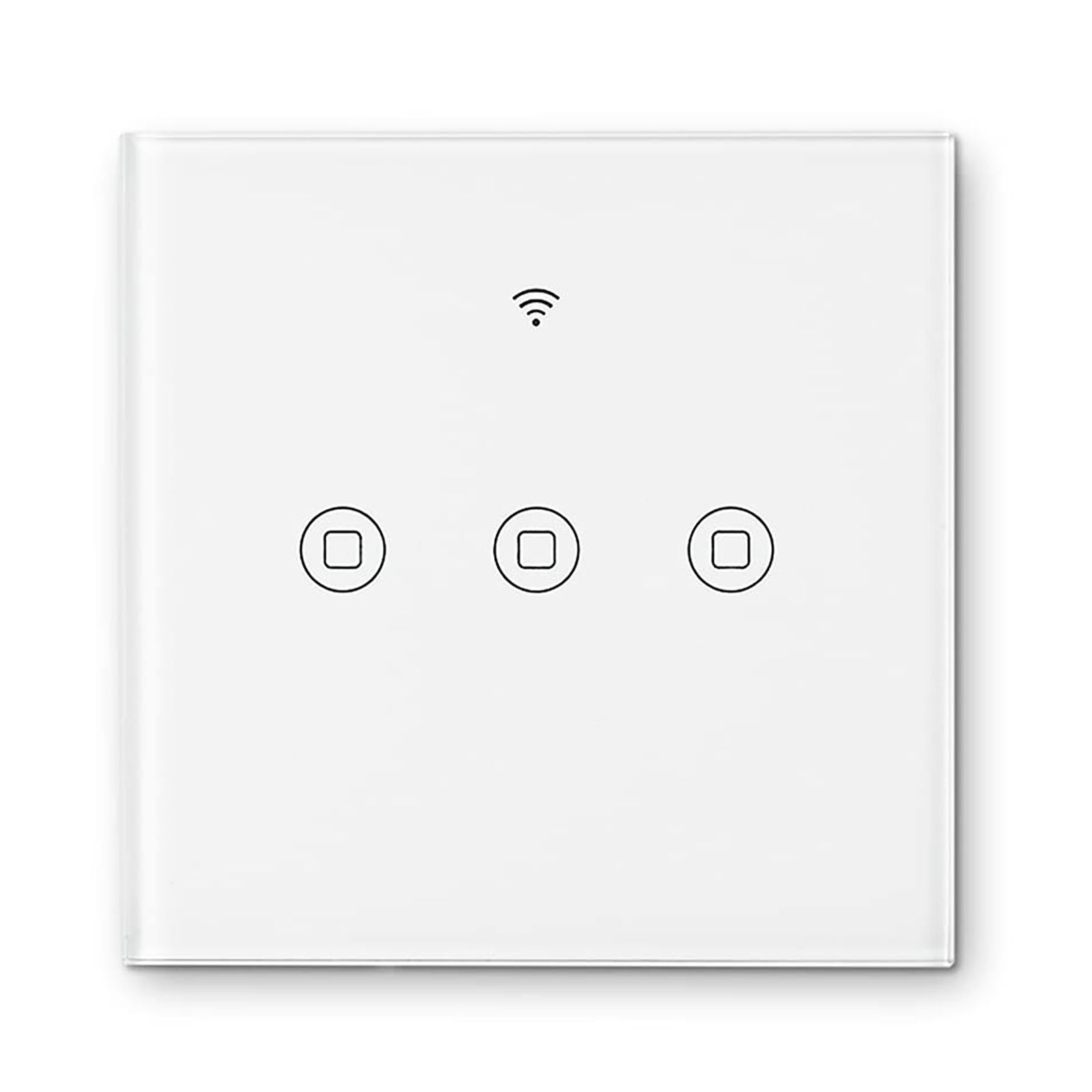 TATA POWER EZ HOME Google and Alexa Assistant Touch Panel For Fans, Lights, Plug Points (Voice Control, GWF-SW86-3, White)_4