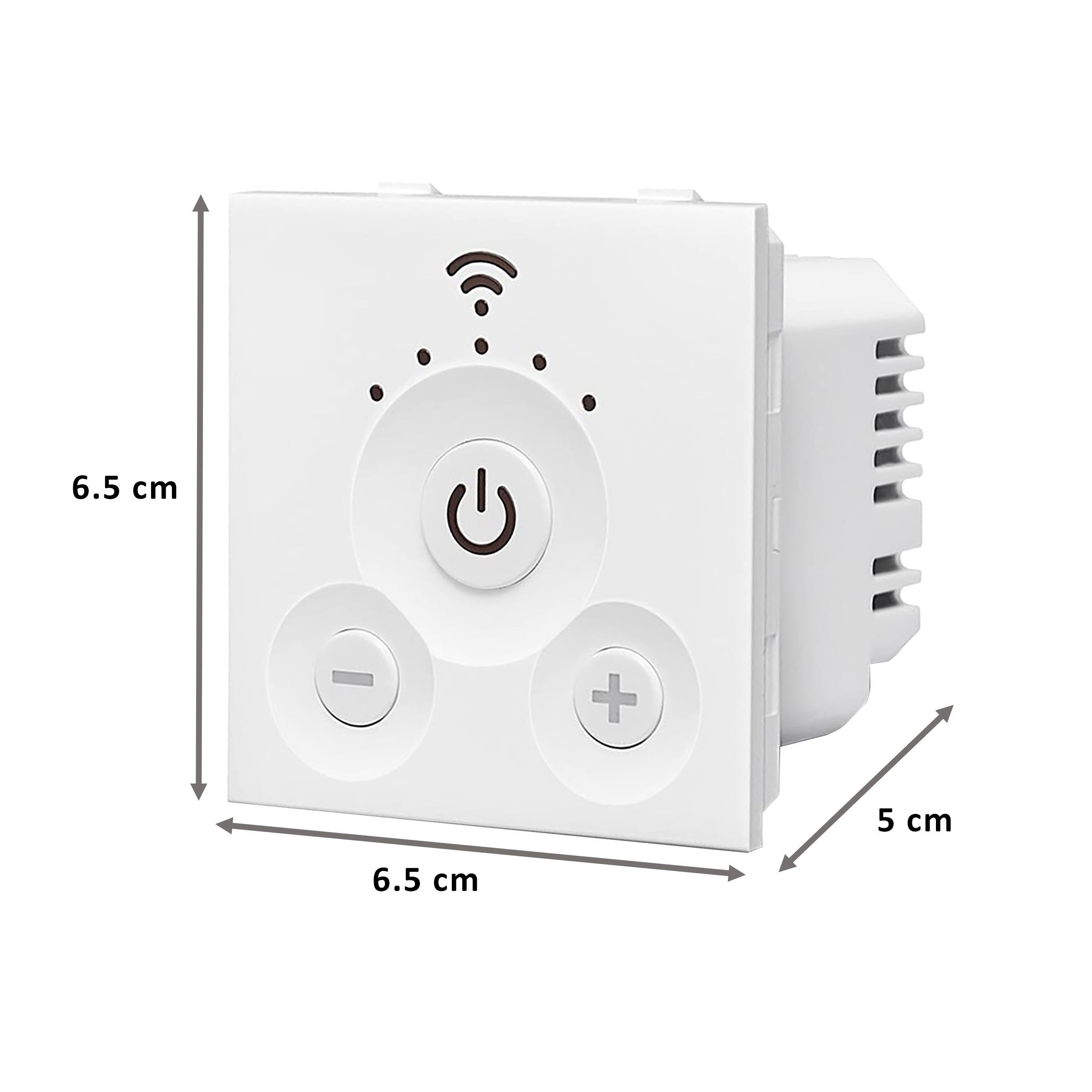TATA POWER EZ HOME Google and Alexa Assistant Smart Switch and Regulator For Fan (Voice Control, FI-01-150 GWF-KM26, White)_2