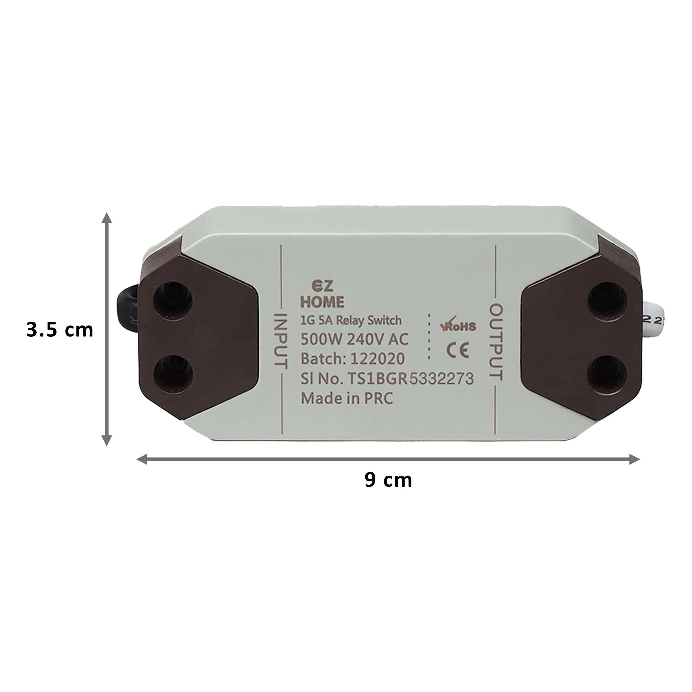 TATA POWER EZ HOME 5 Amps Relay Switch (1 Gang, Google and Alexa Voice Assisted, DLS01, Grey)_2
