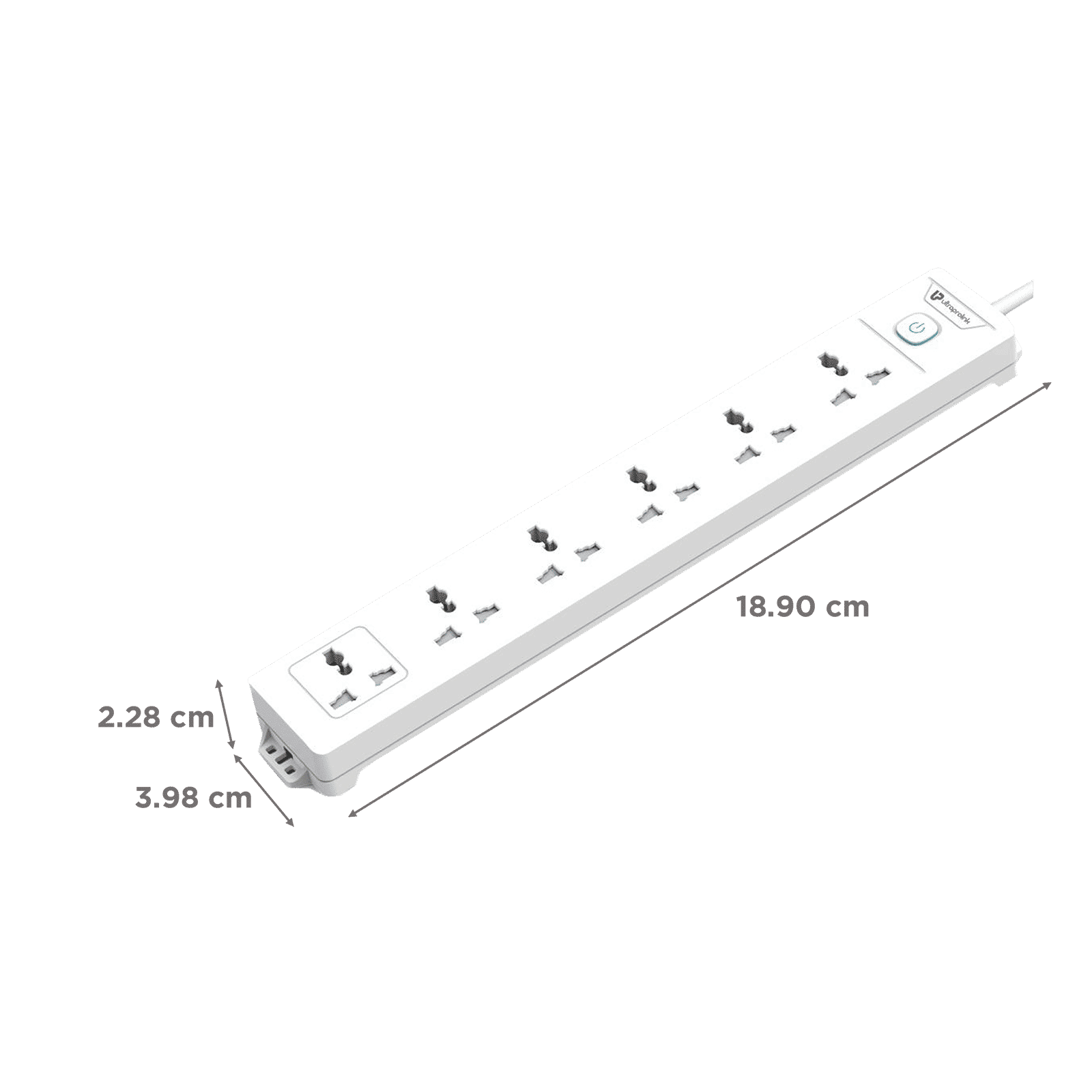 Ultraprolink 6 Amps 6 Sockets Surge Protector with Individual Switch (2 Meters, Fire Retardant Material, UM1048, White)_3