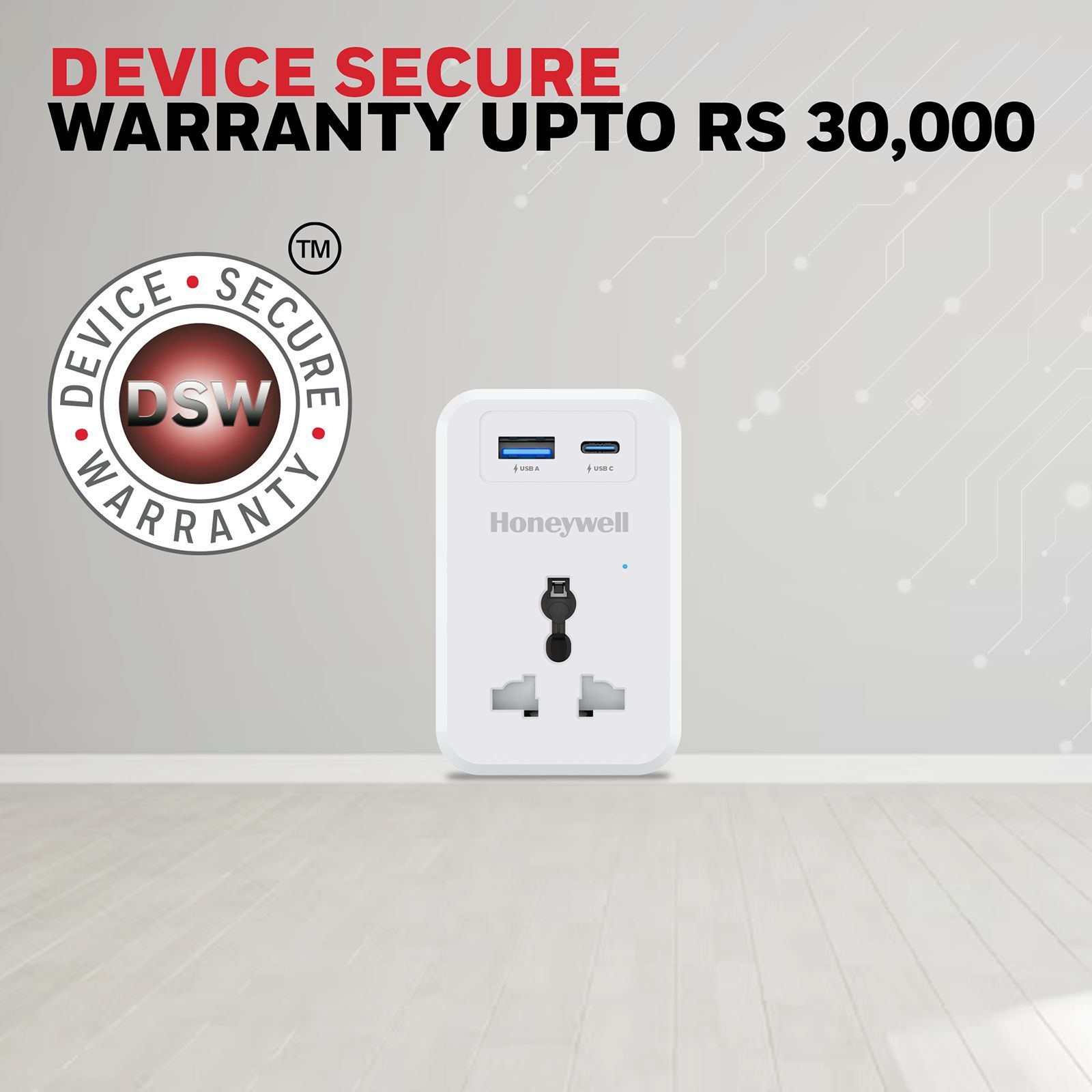 Honeywell 7500 Amps Double Pole Surge Cube (Child Safety Lock, HC000035, White) Honeywell 7500 Amps Double Pole Surge Cube (Child Safety Lock, HC000035, White) _3