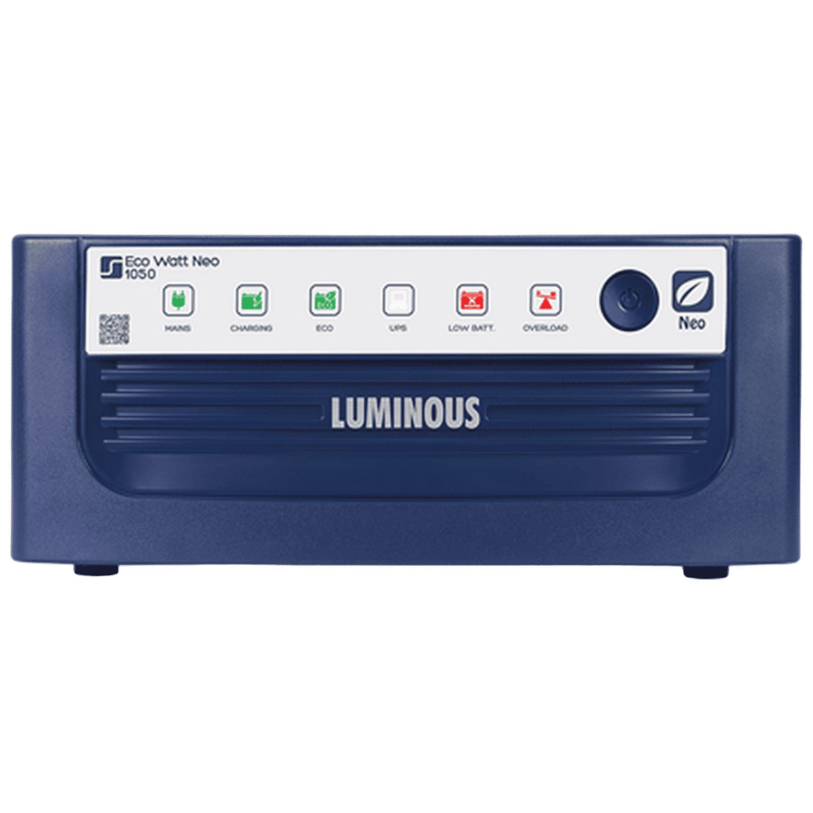 LUMINOUS Eco Watt Neo 1050 17 Amps Inverter (LED indications, F04110515151, Blue)_1