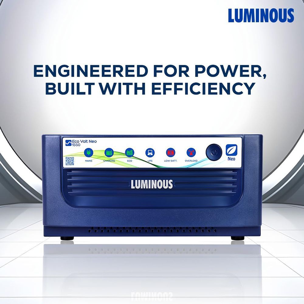 LUMINOUS Eco Volt Neo 1550 17 Amps Inverter (LED Indications, F04115515151, Blue)_5