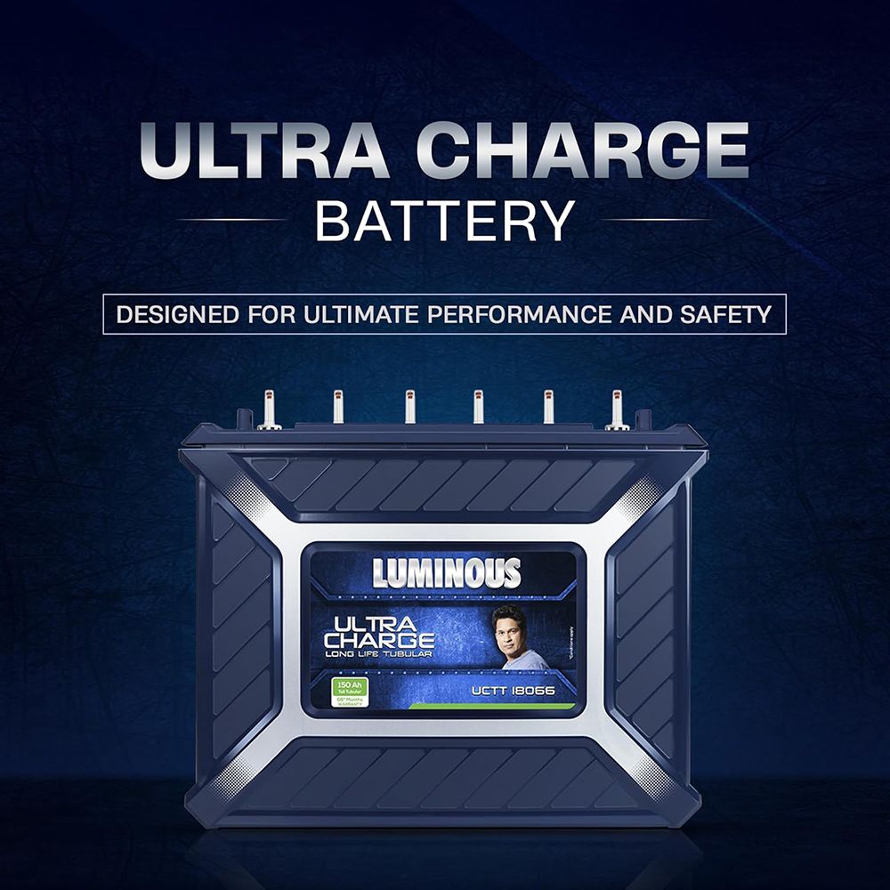 LUMINOUS UCTT 18066 150 Ah Battery (Tubular Technology, Blue)_5