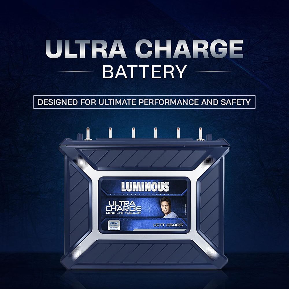 LUMINOUS UCTT 25066 200 Amps Inverter (Sine Wave Technology, Blue)_5