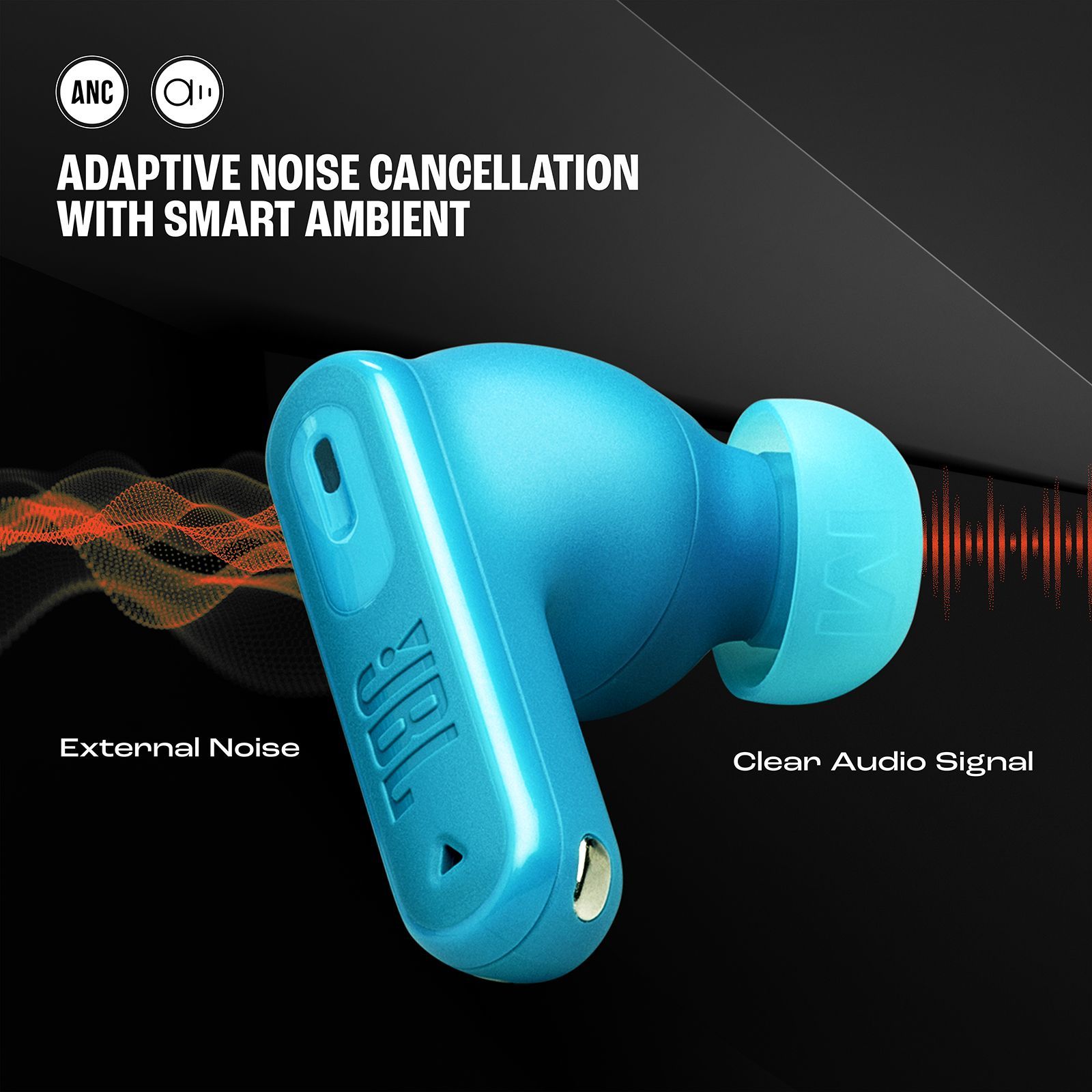 JBL Tune Beam 2 TWS Earbuds with Adaptive Noise Cancellation (IP54 Water Resistant, 48 Hours Playback, Turquoise) JBL Tune Beam 2 TWS Earbuds with Adaptive Noise Cancellation (IP54 Water Resistant, 48 Hours Playback, Turquoise)_9